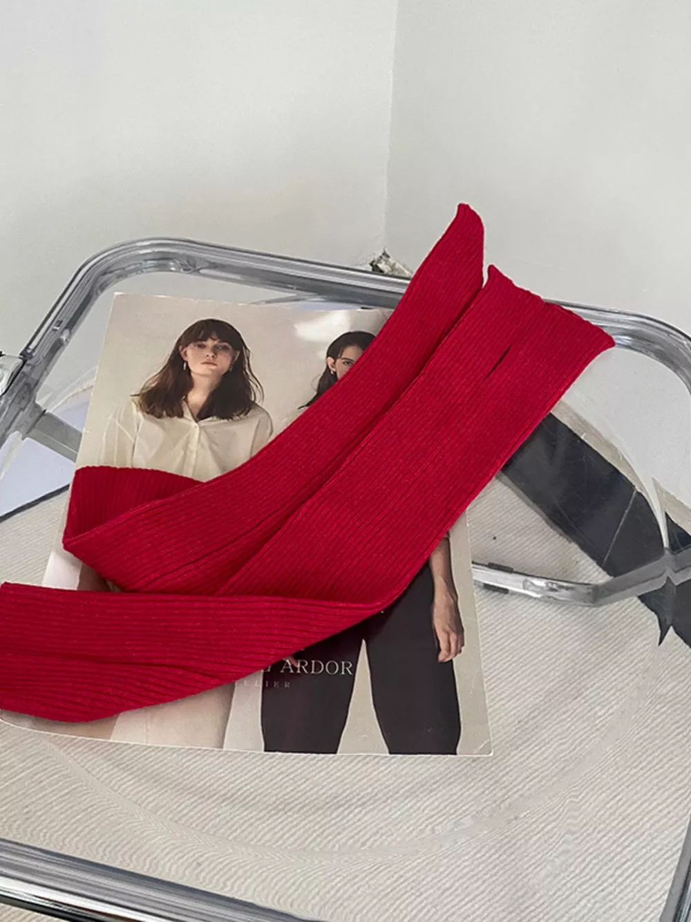 Knitted Arm Warmer Gloves, image 7