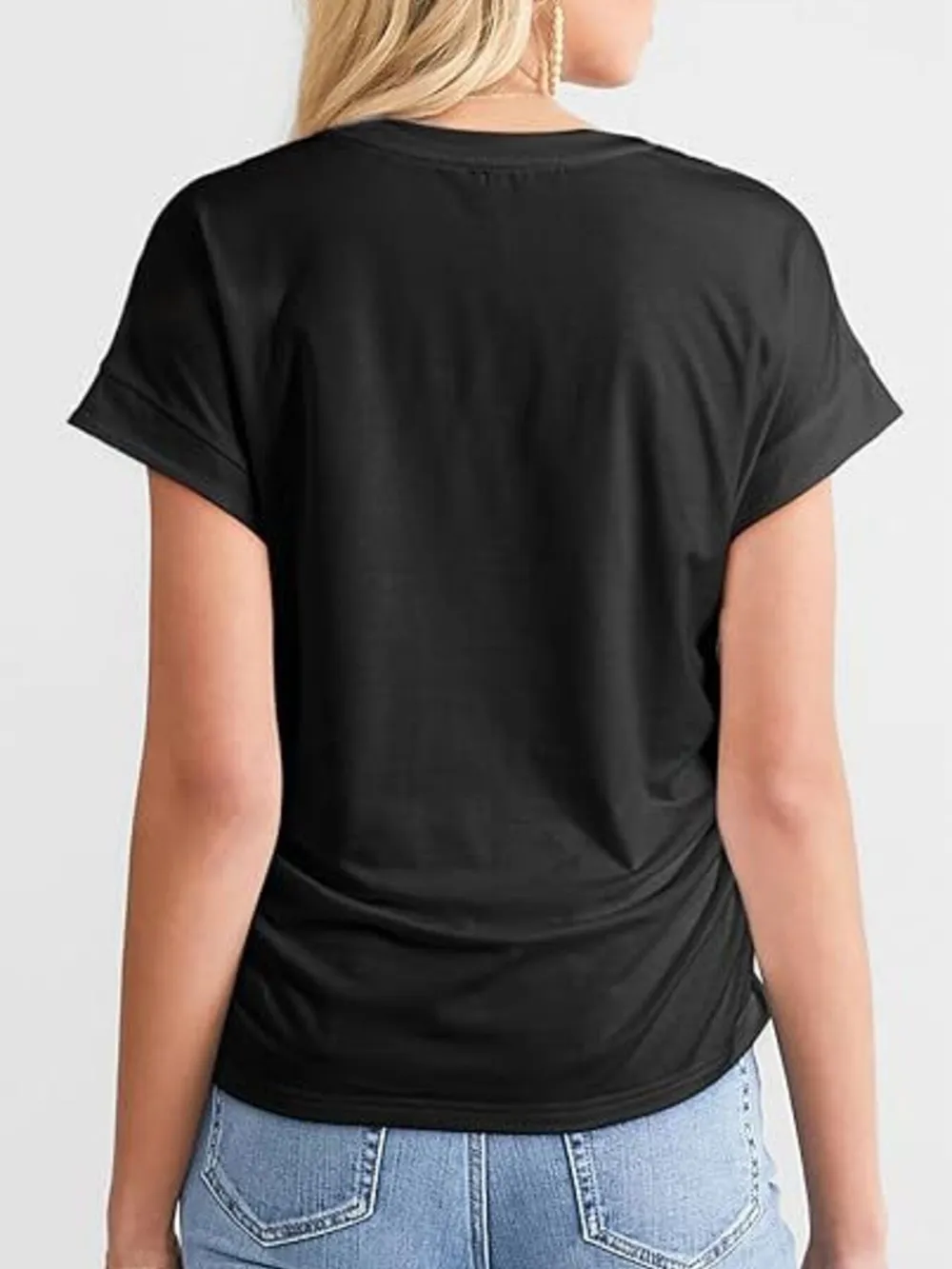 Round Neck Short Sleeve T-Shirt, image 15