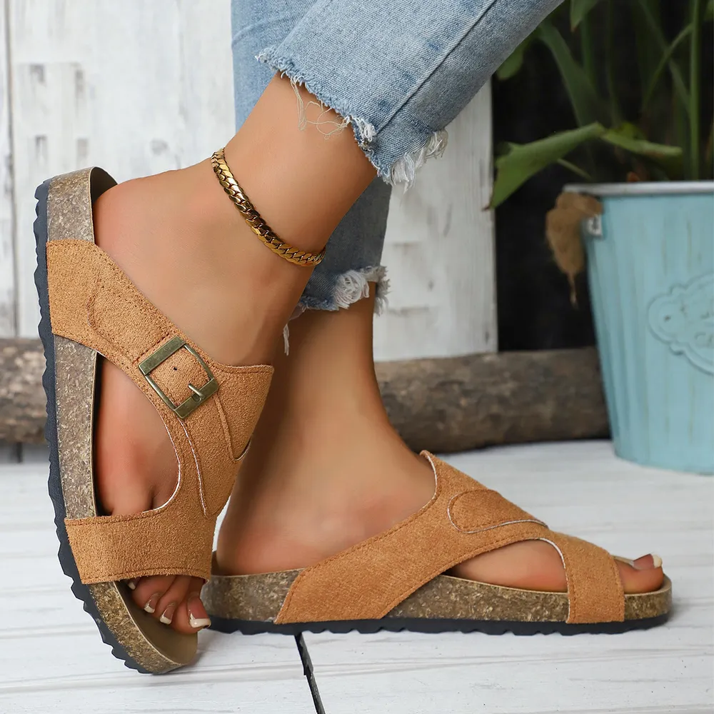Open Toe Cutout Sandals, image 6