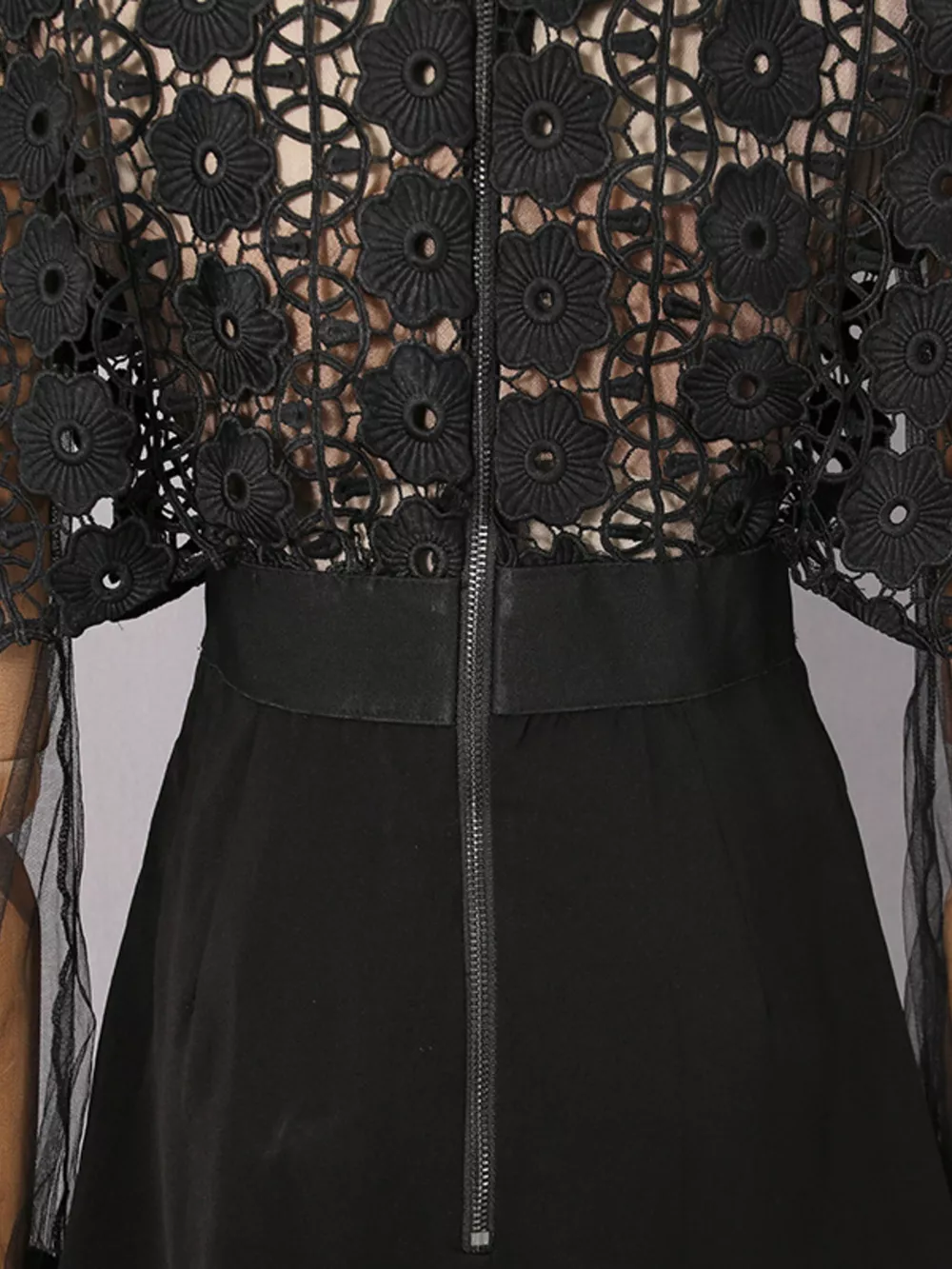 Lace Sheer Sleeve Mini Dress, image 15