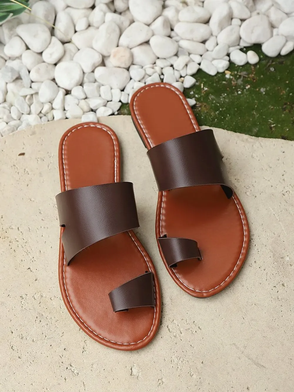 Toe Loop Flat Sandals, image 17