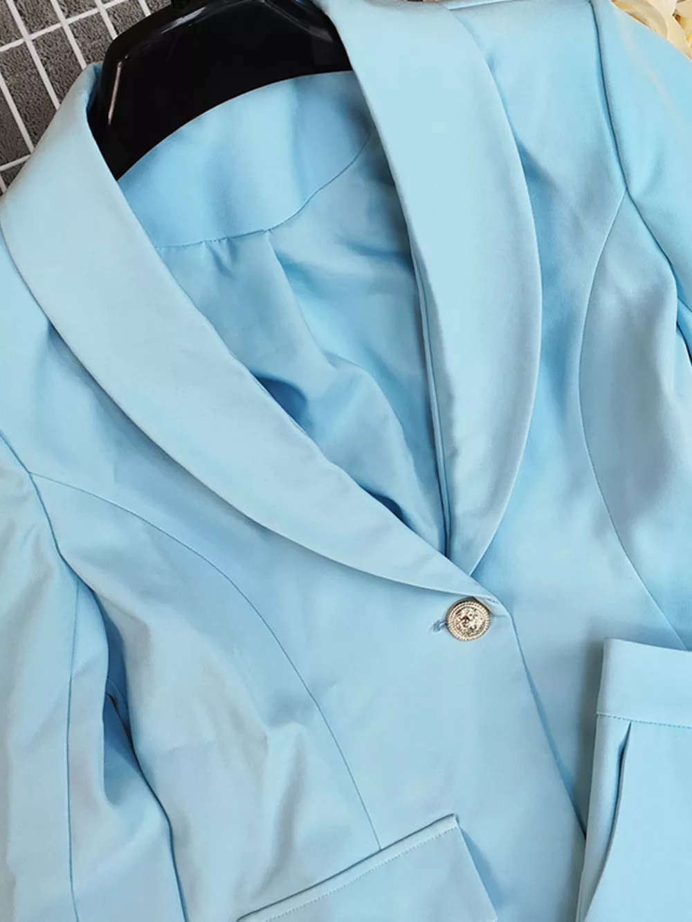 One Button Blazer and Pants Set, image 5