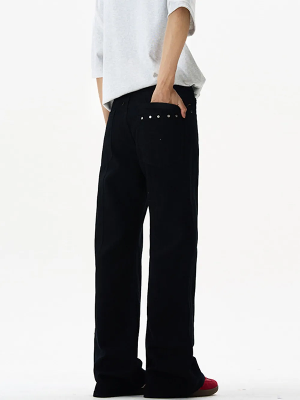Men's Wide Leg Pants, image 4