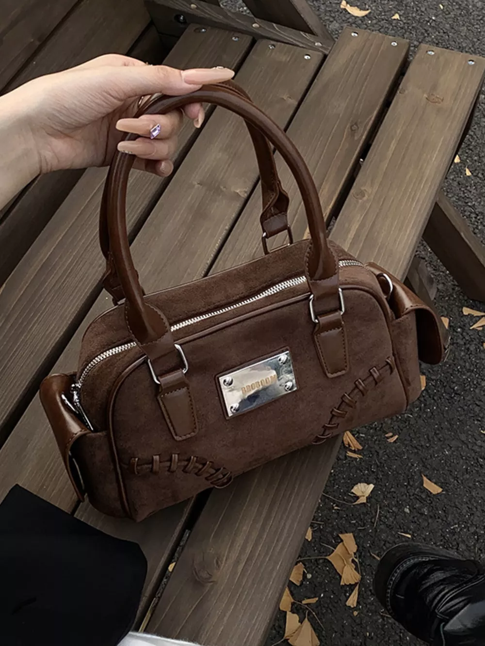 Vintage Top Handle Crossbody Bag, image 18