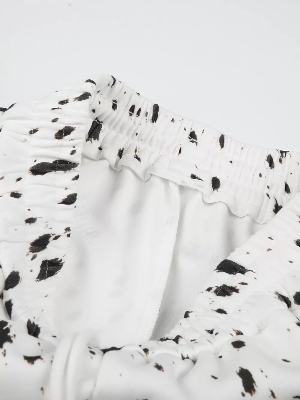 Men's Paint Splatter Print Wide-Leg Casual Pants, image 4