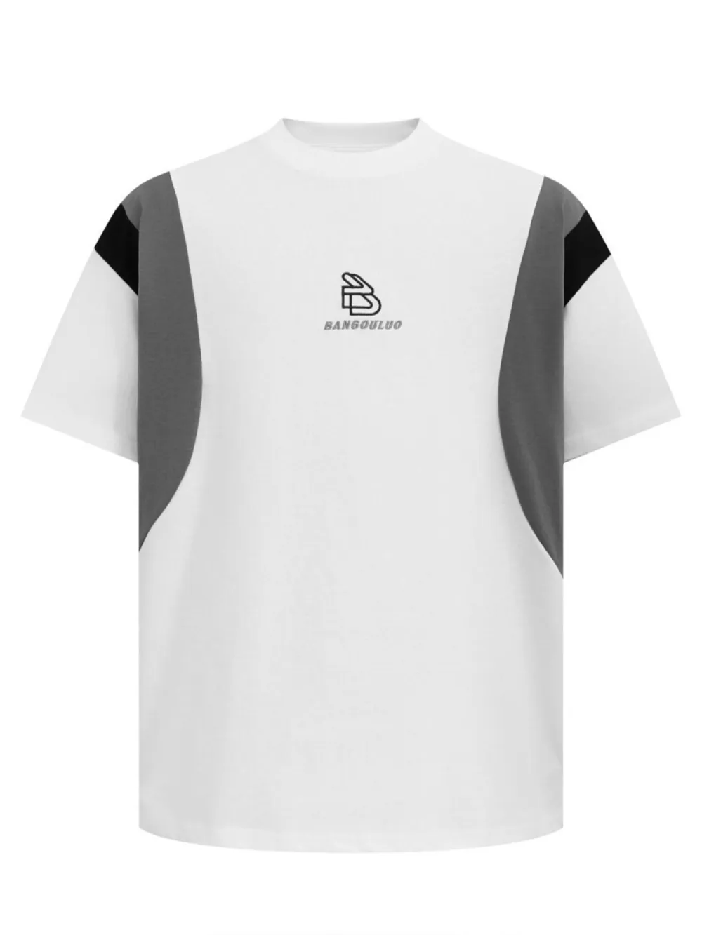 Men's Round Neck Color Block T-Shirt, image 3