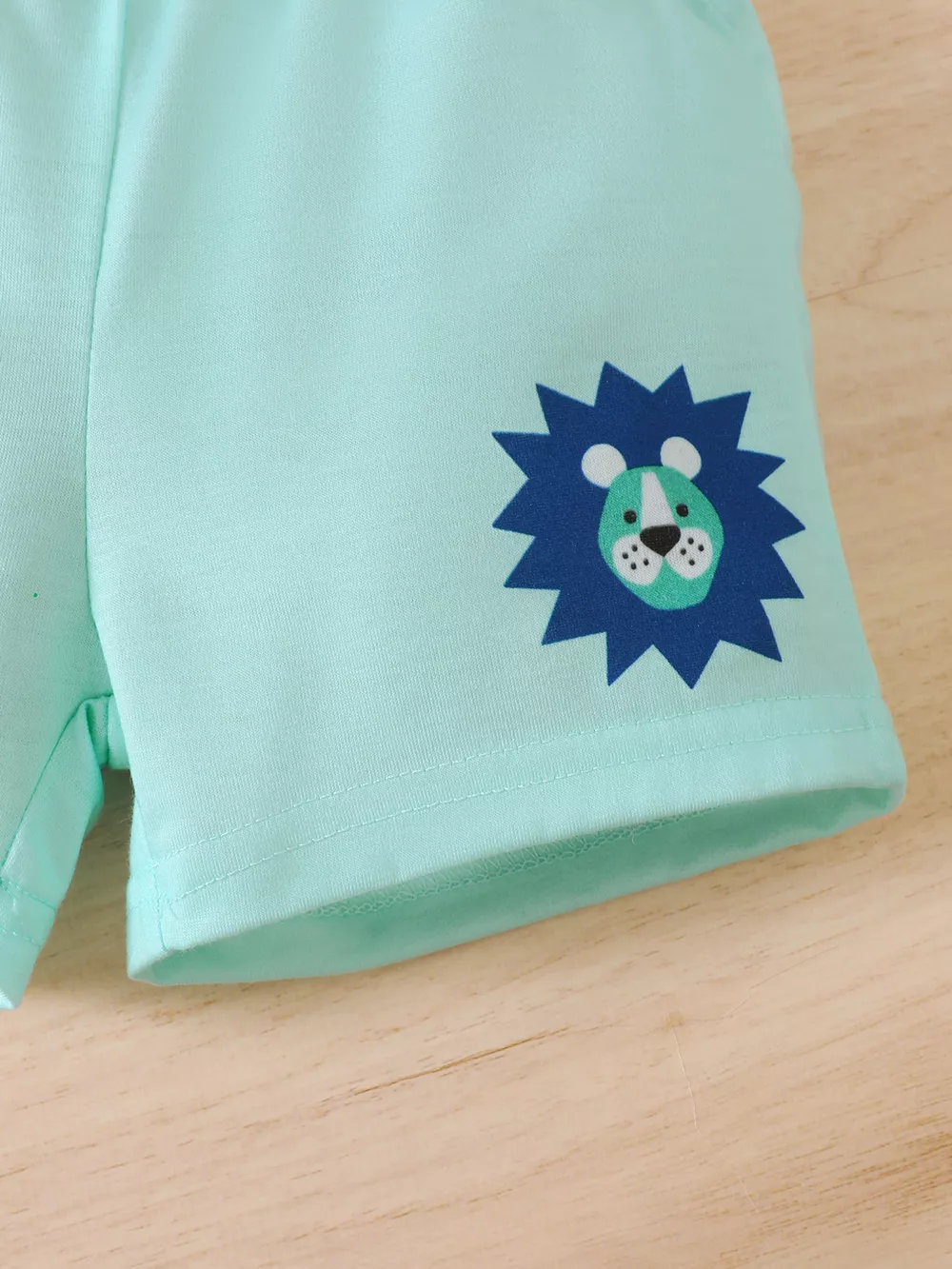 Children's Lion Short Sleeve Top and Shorts Set, image 4