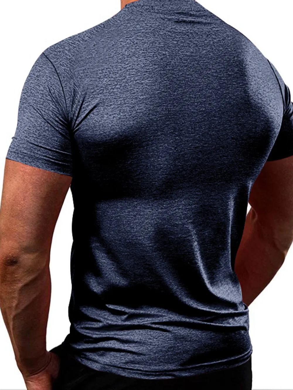 Men's Full Size Round Neck Short Sleeve T-Shirt Plus Size, image 3
