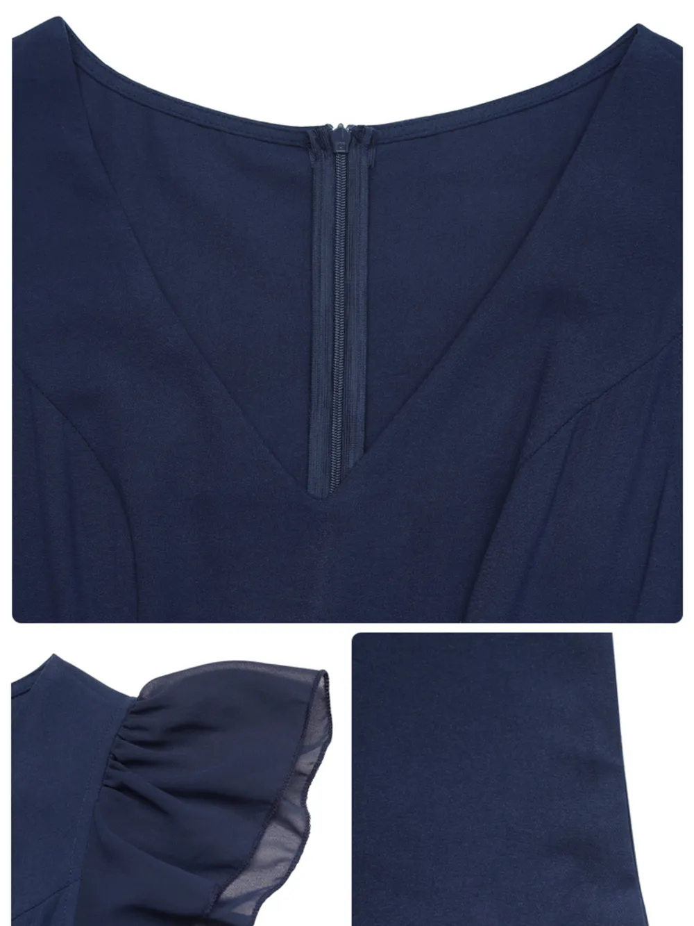 V-Neck Wide Leg Jumpsuit, image 4