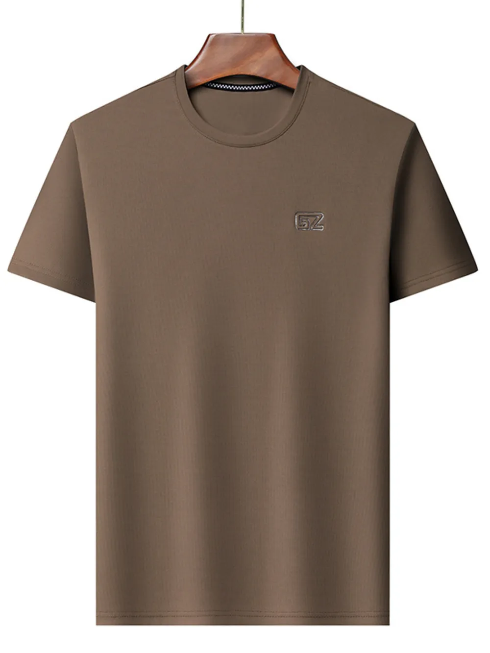 Men's Plus Size Round Neck Short Sleeve T-Shirt, image 6