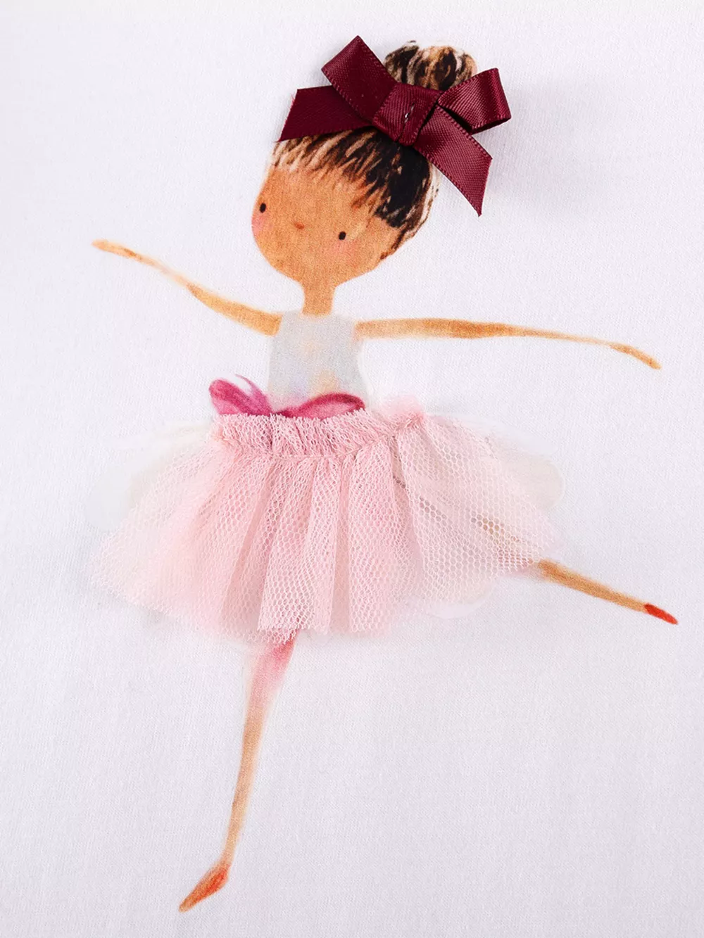 Children's Ballerina Graphic Tee & Shorts Set, image 4