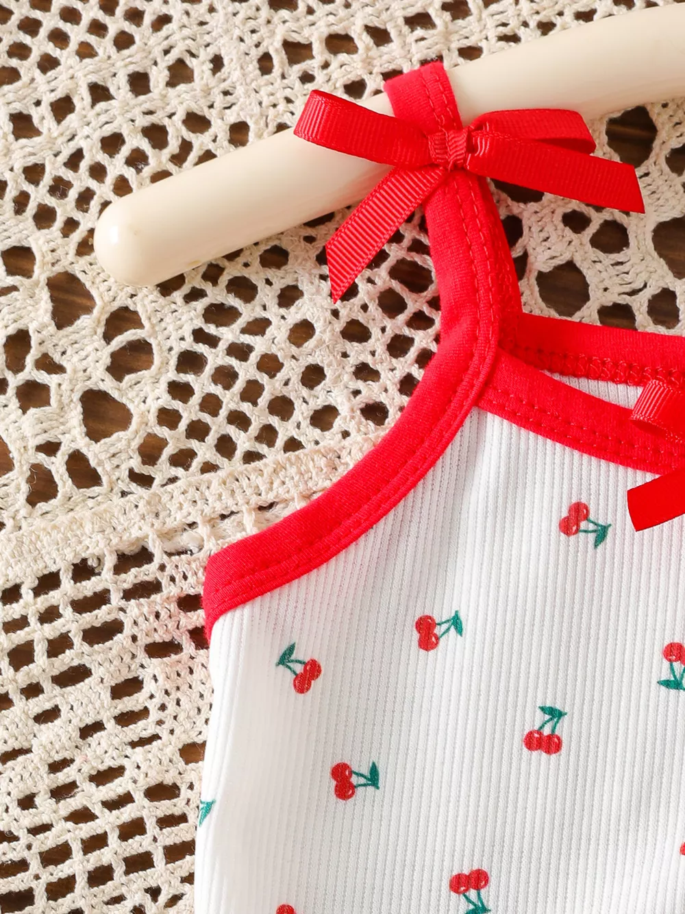 Children's Cherry Print Cami and Shorts Set, image 3