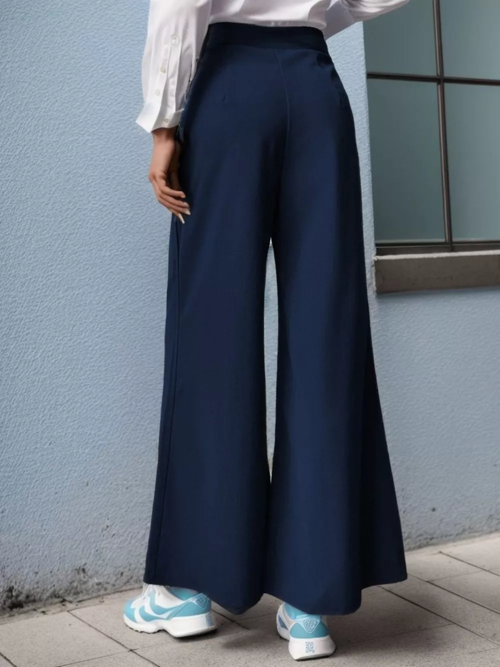 High-Waisted Wide-Leg Pants, image 7
