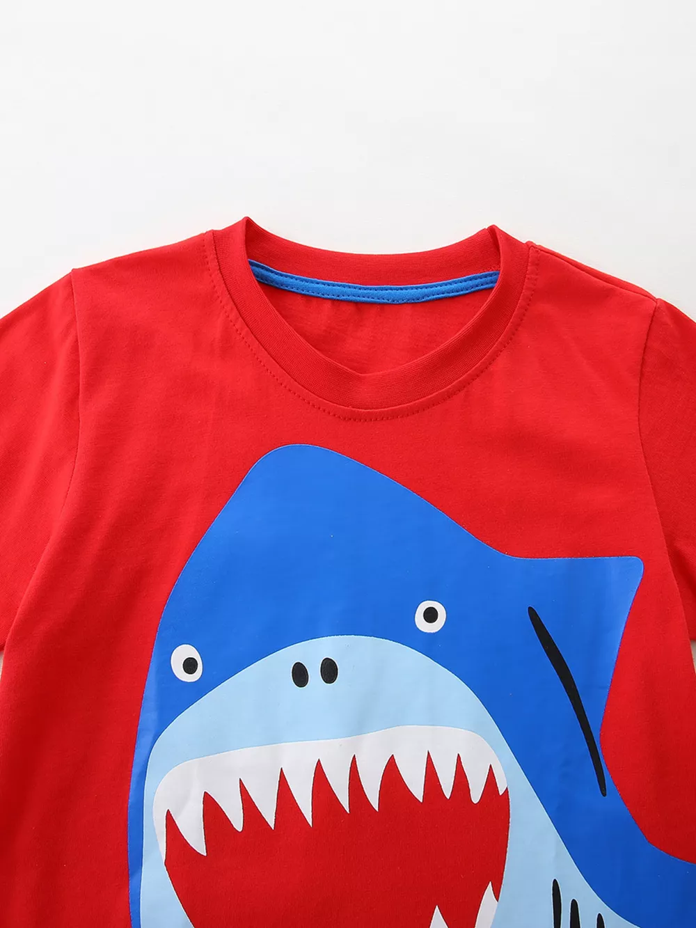 Children's Animal Print Crew Neck T-Shirt Set, image 4