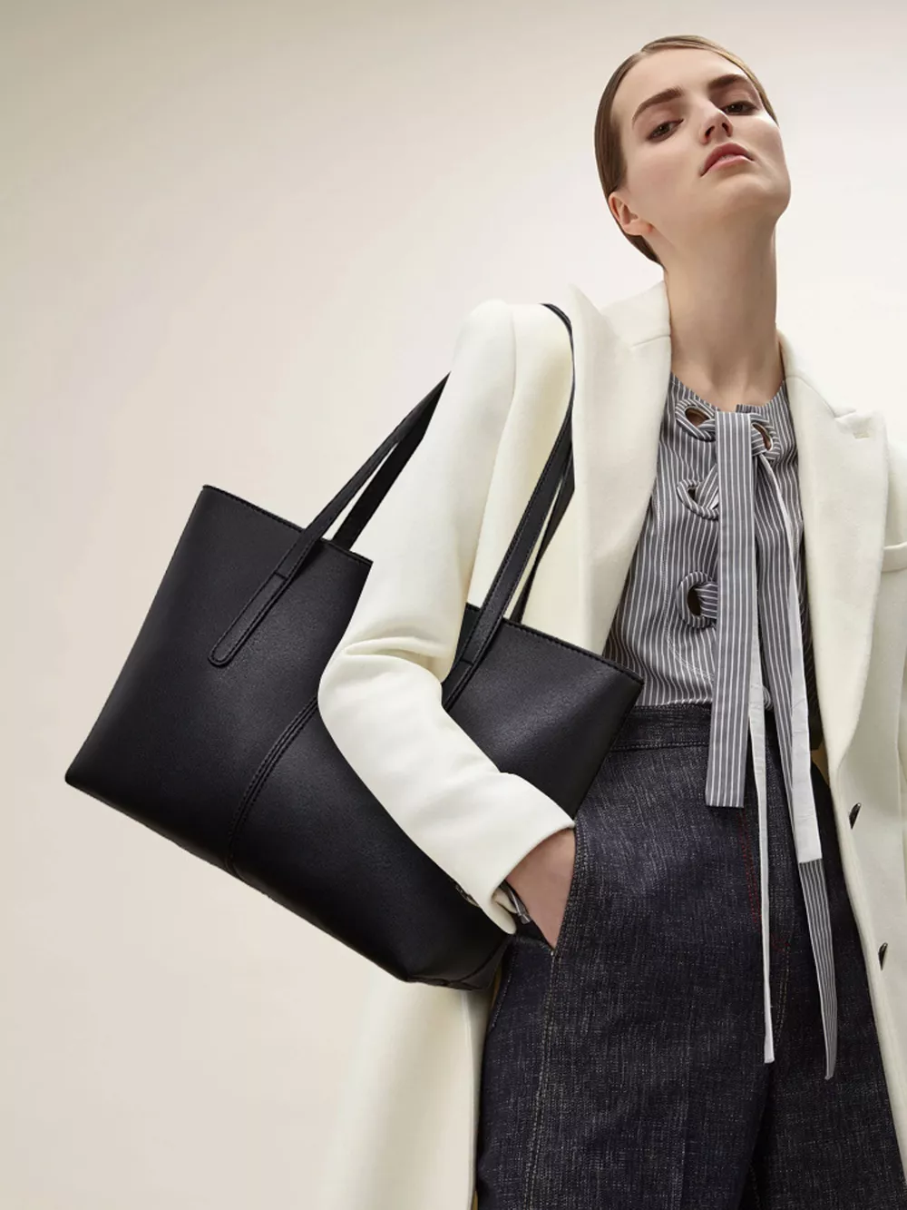 PU Leather Tote Bag, image 3