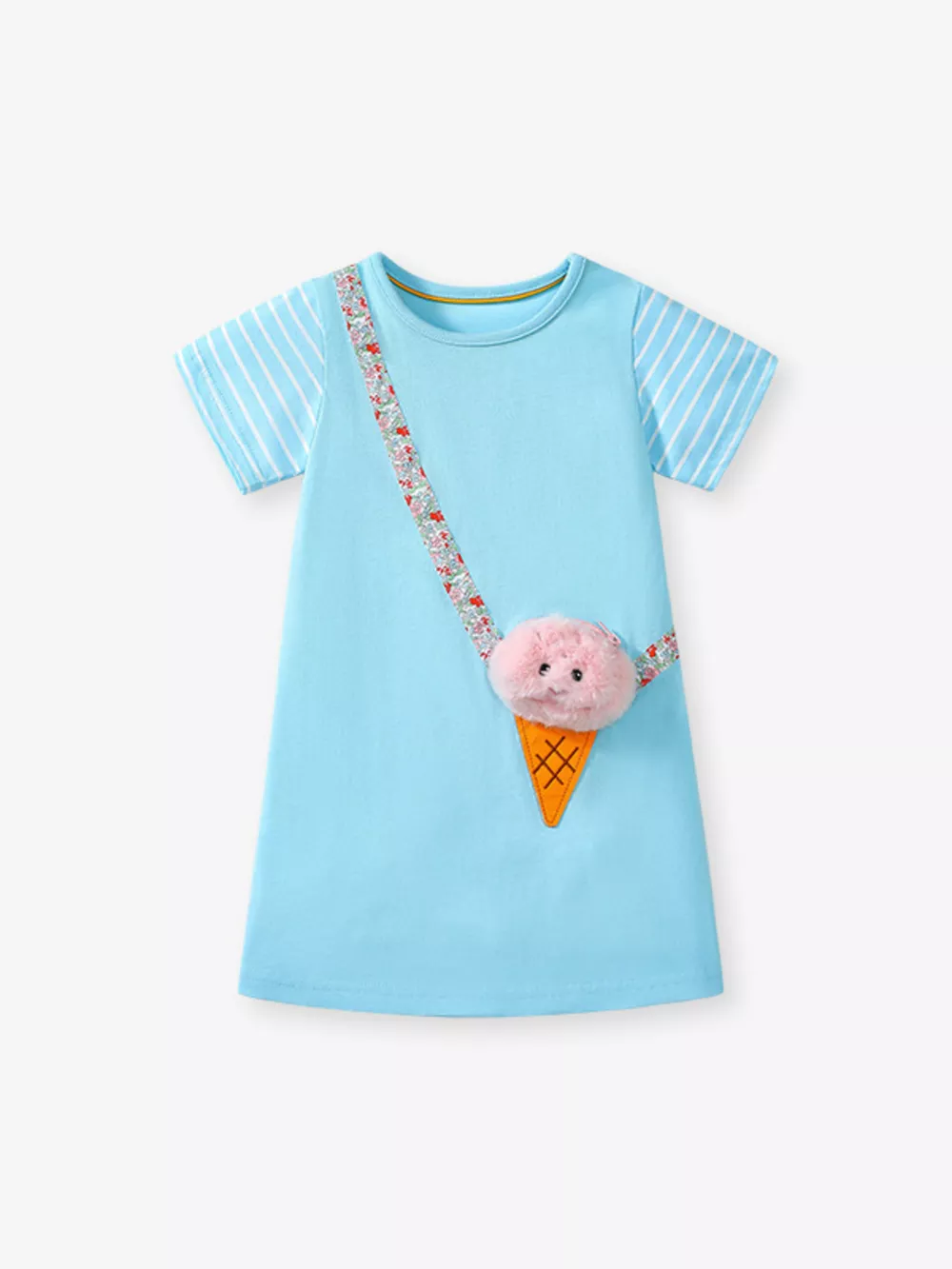 Children's Ice Cream Applique Casual Dress, image 3