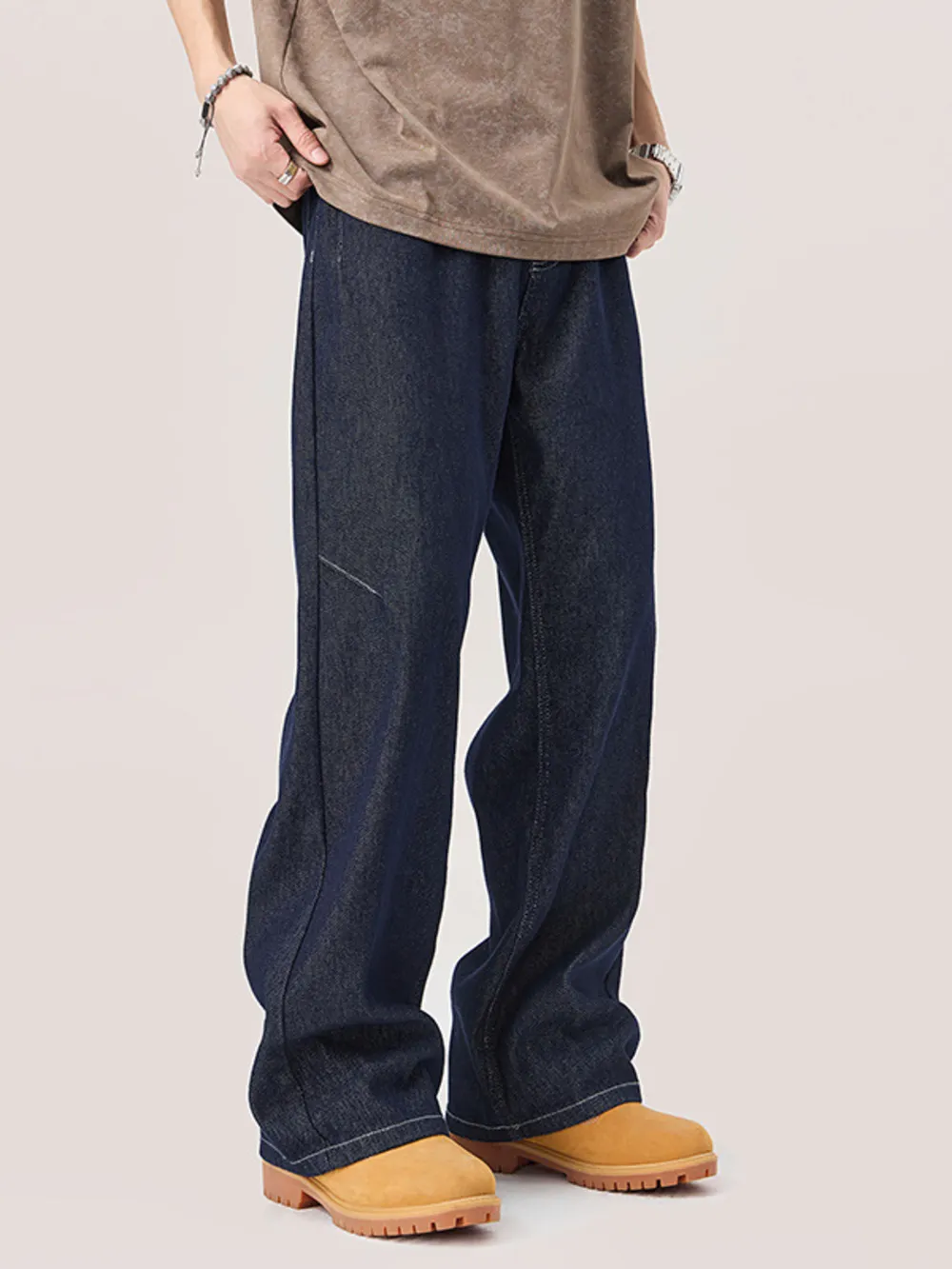 Men's Wide Leg Jeans, image 7