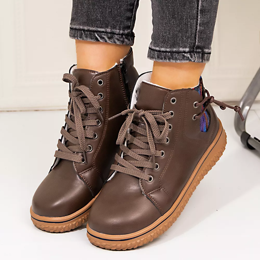 Round Toe Platform Boots, image 4