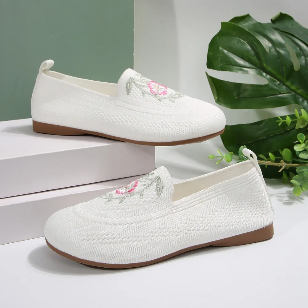 Embroidered Mesh Slip-Ons, image 13