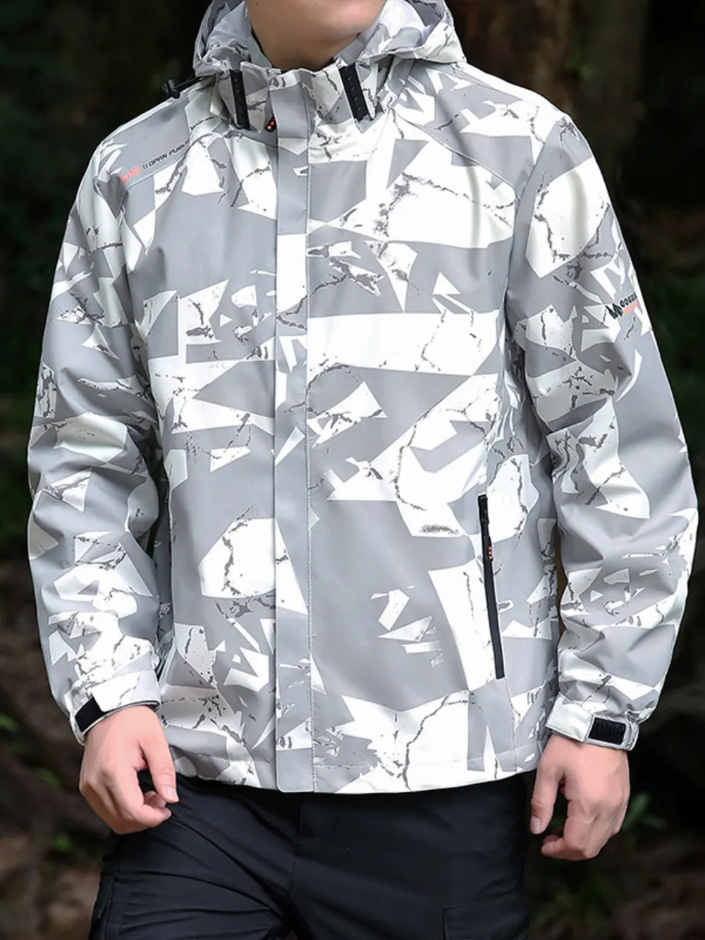 Men's Plus Size Windproof Outdoor Jacket, image 4