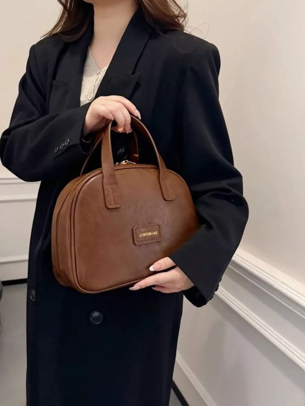 Top Handle Makeup Handbag, image 7