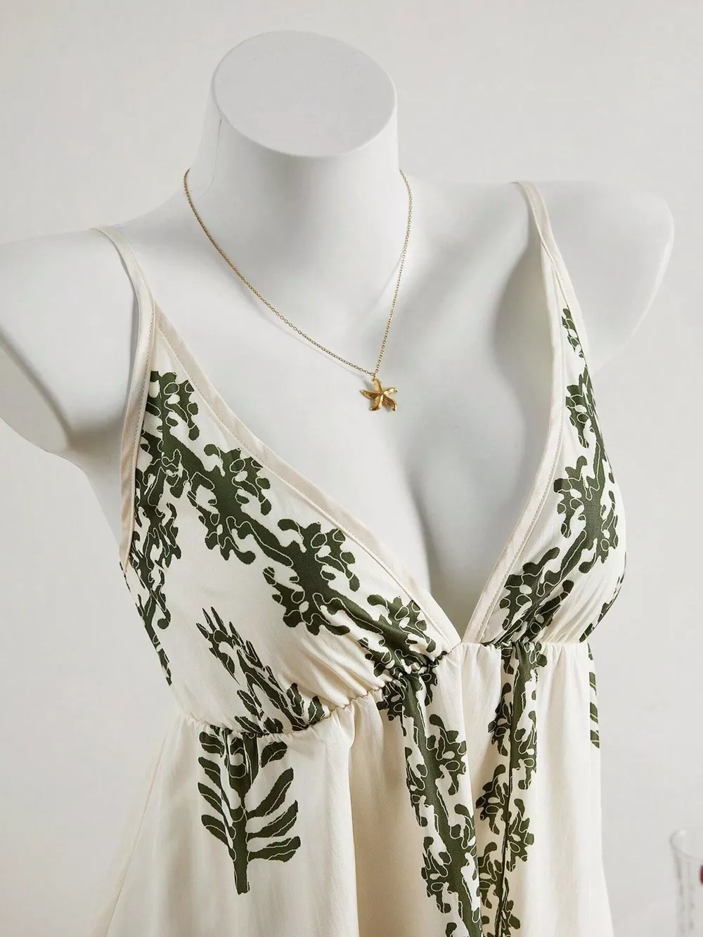 V-Neck Spaghetti Strap Mini Dress, image 4