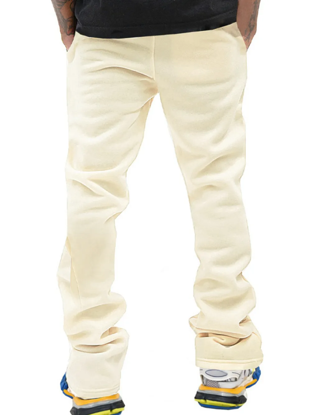 Men's Full Size Drawstring Casual Pants Plus Size, image 4