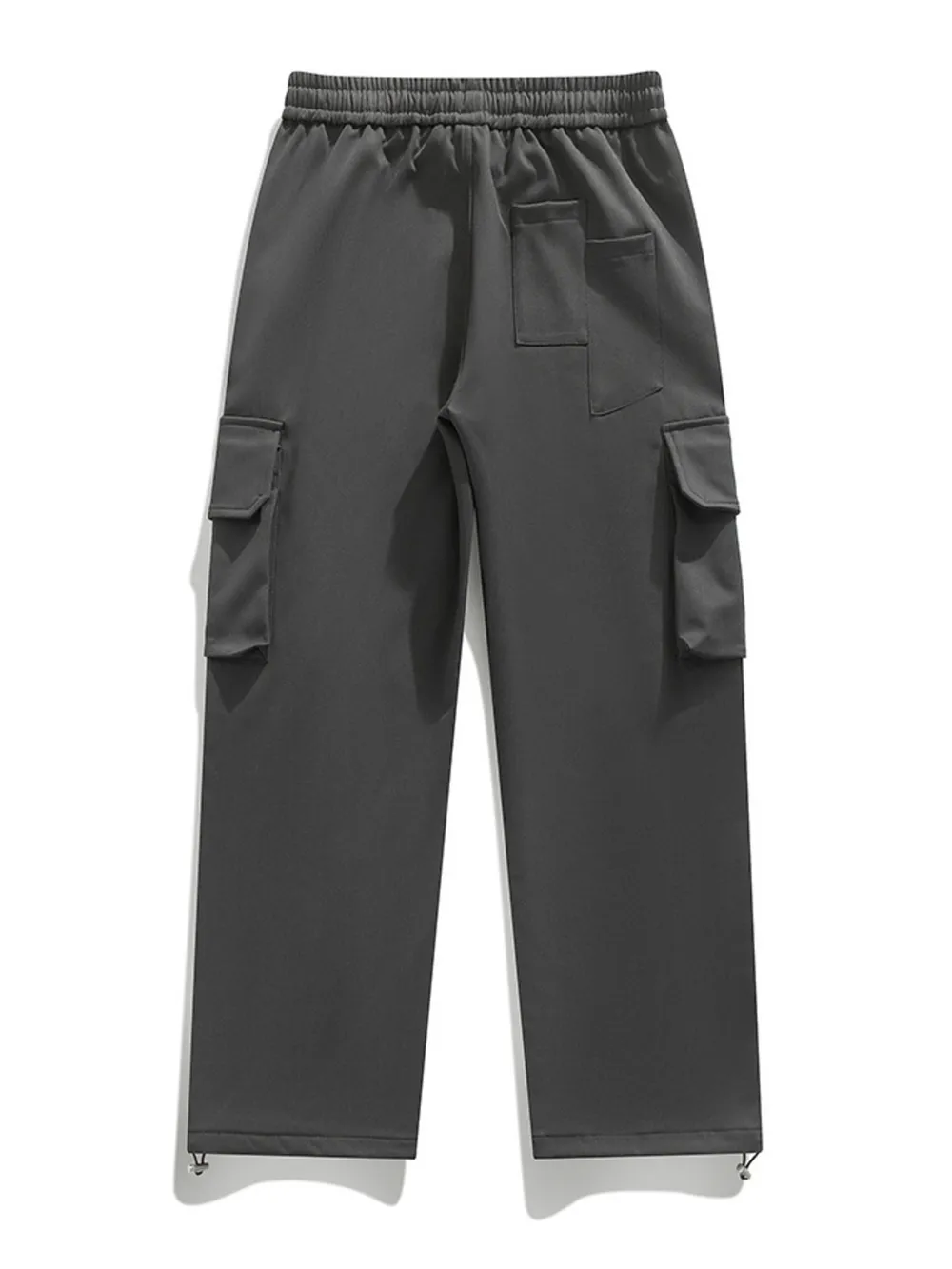 Men's Plus Size Loose Fit Cargo Pants with Drawstring, image 7