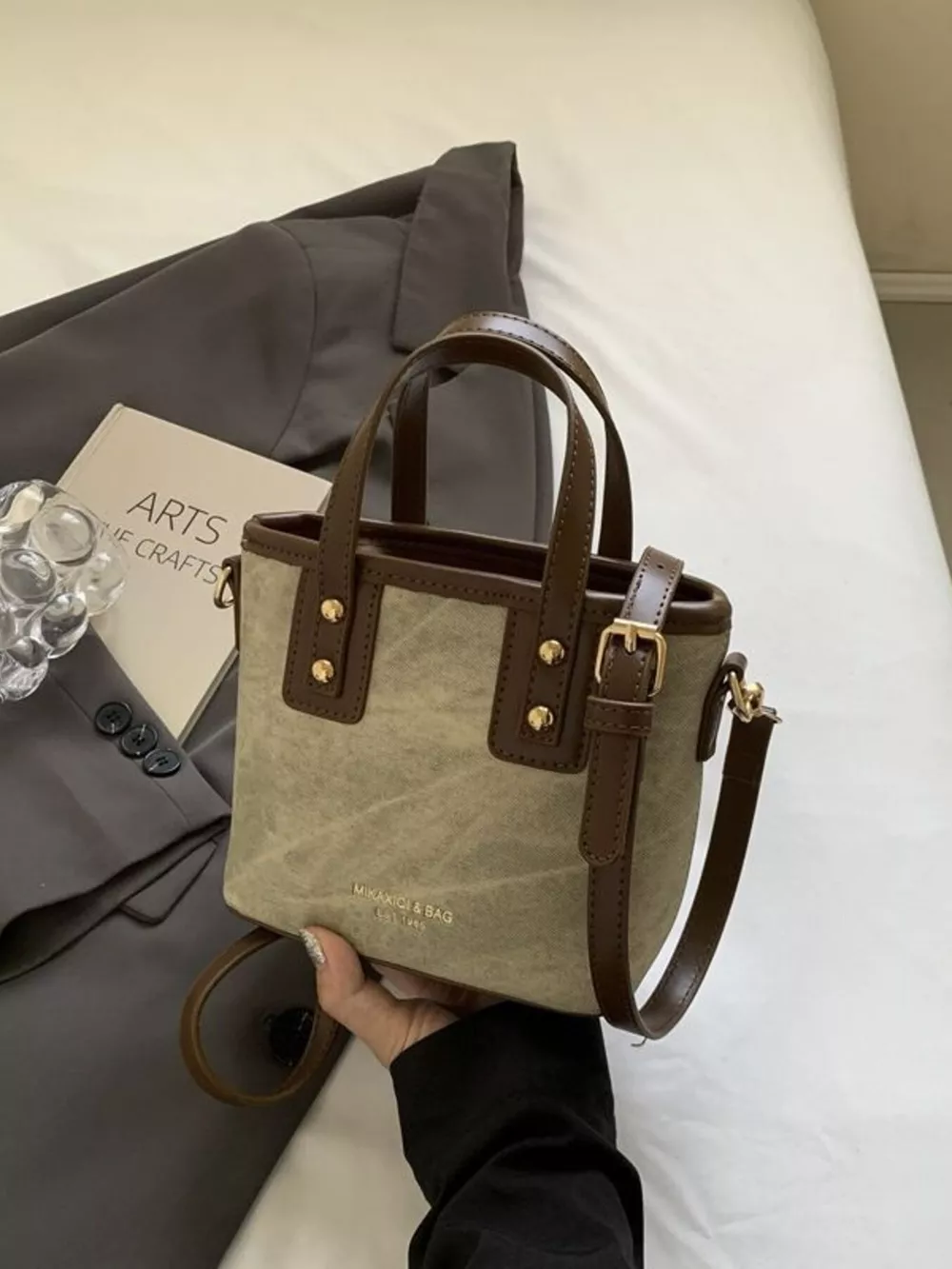 Top Handle Crossbody Bag, image 4