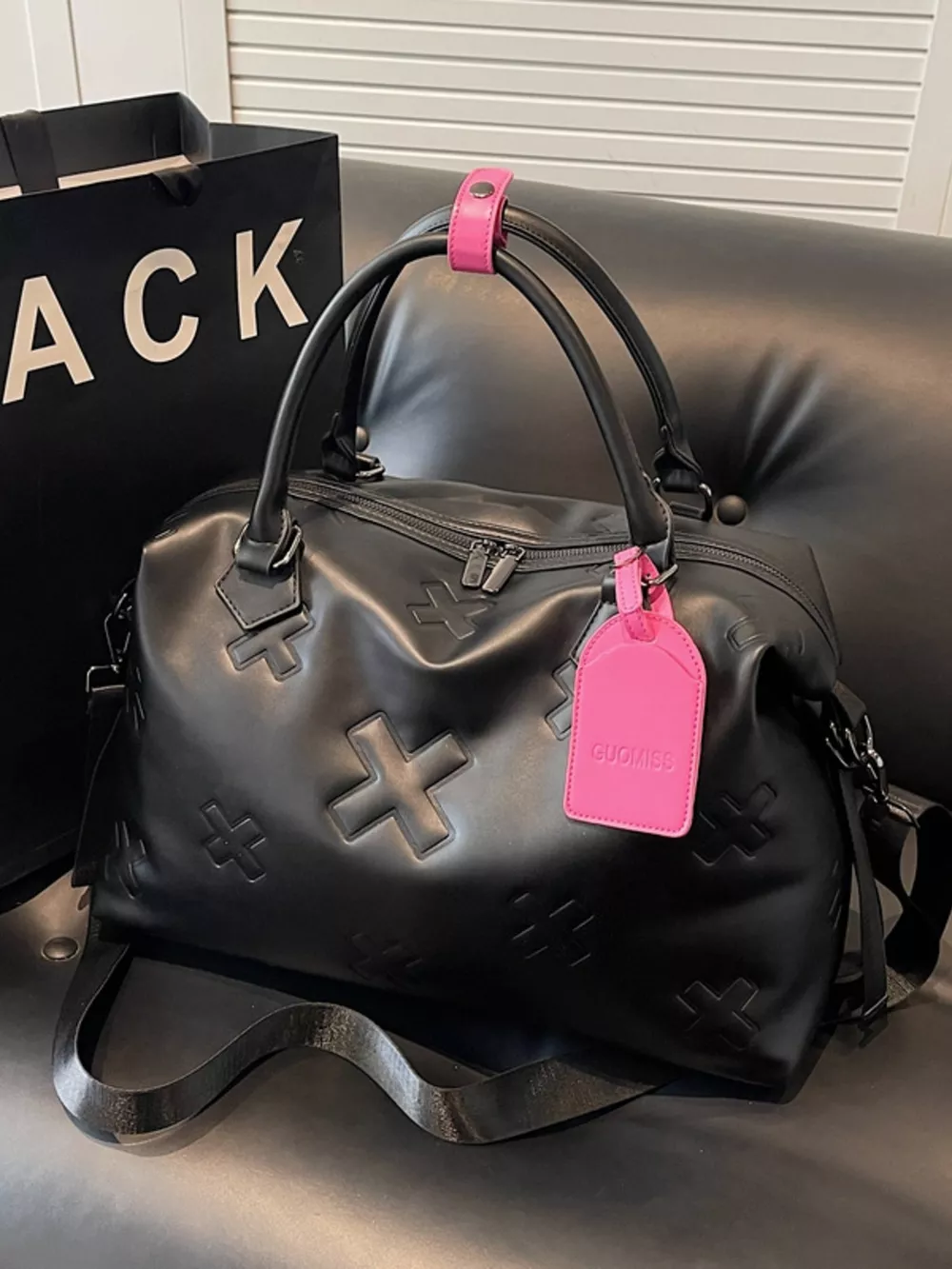 Embossed Duffle Bag, image 7