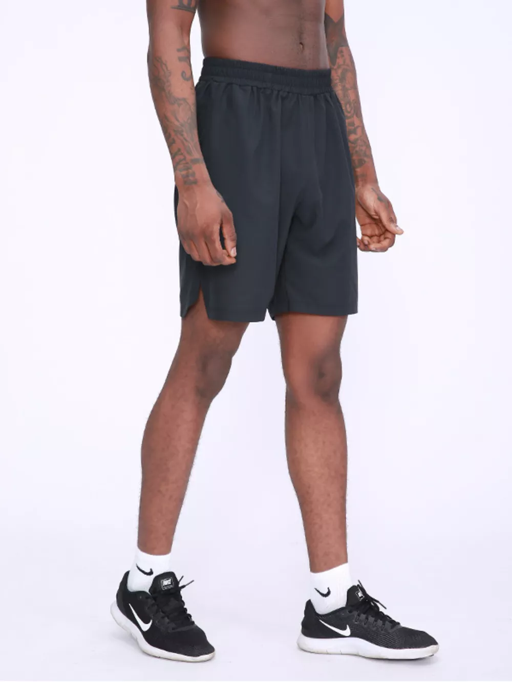 Men's Plus Size Elastic Waist Active Shorts, image 5