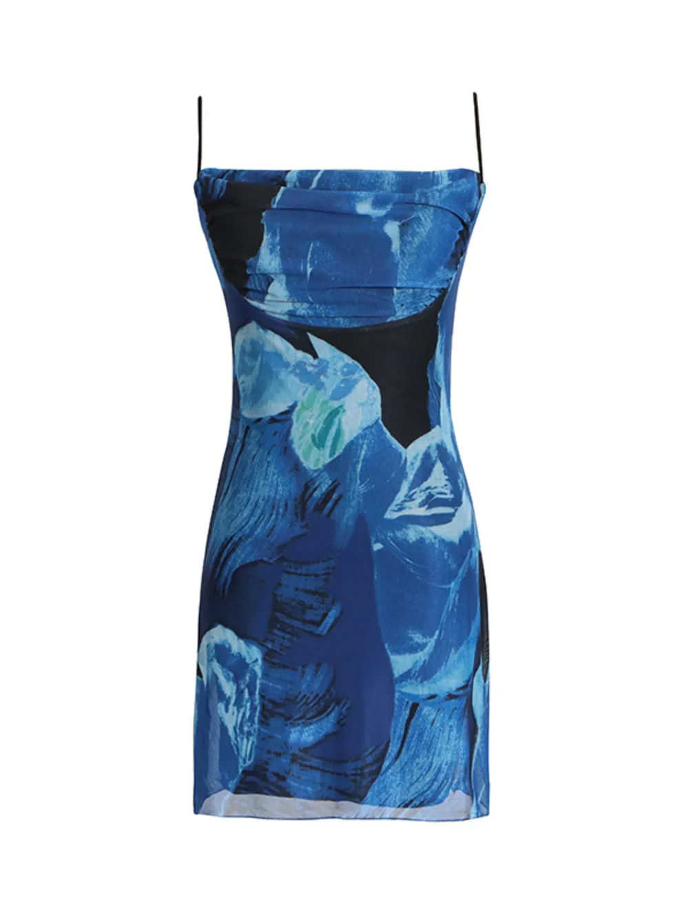 Cowl Neck Cami Mini Dress, image 3