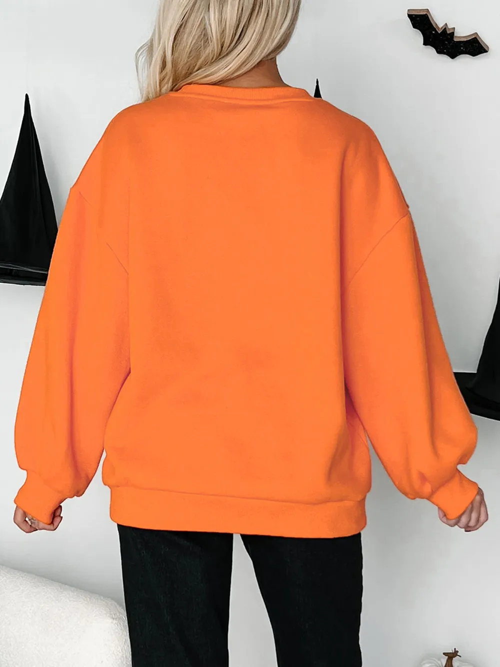 Halloween Skeleton Pumpkin Sweatshirt, image 3