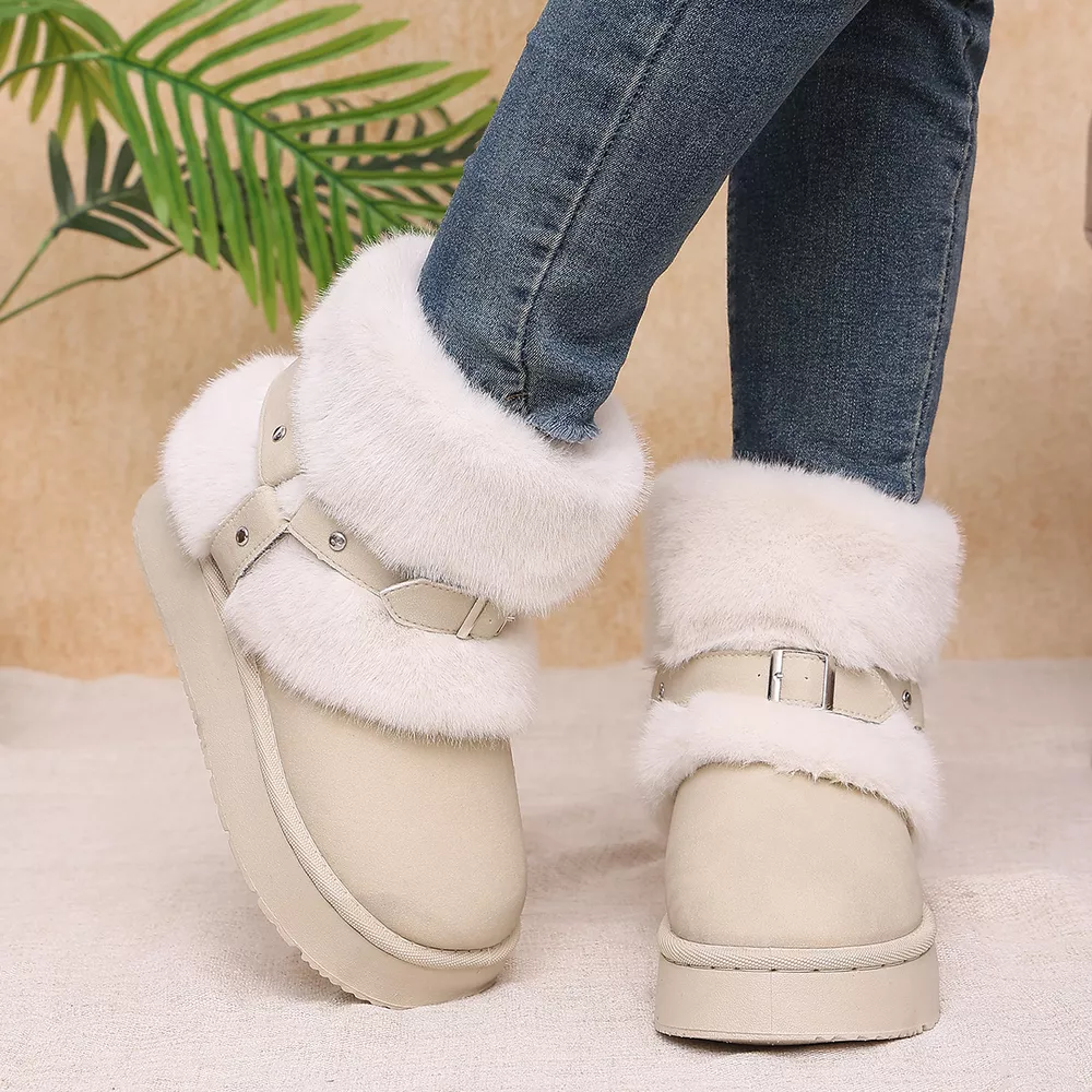 Round Toe Platform Boots, image 5