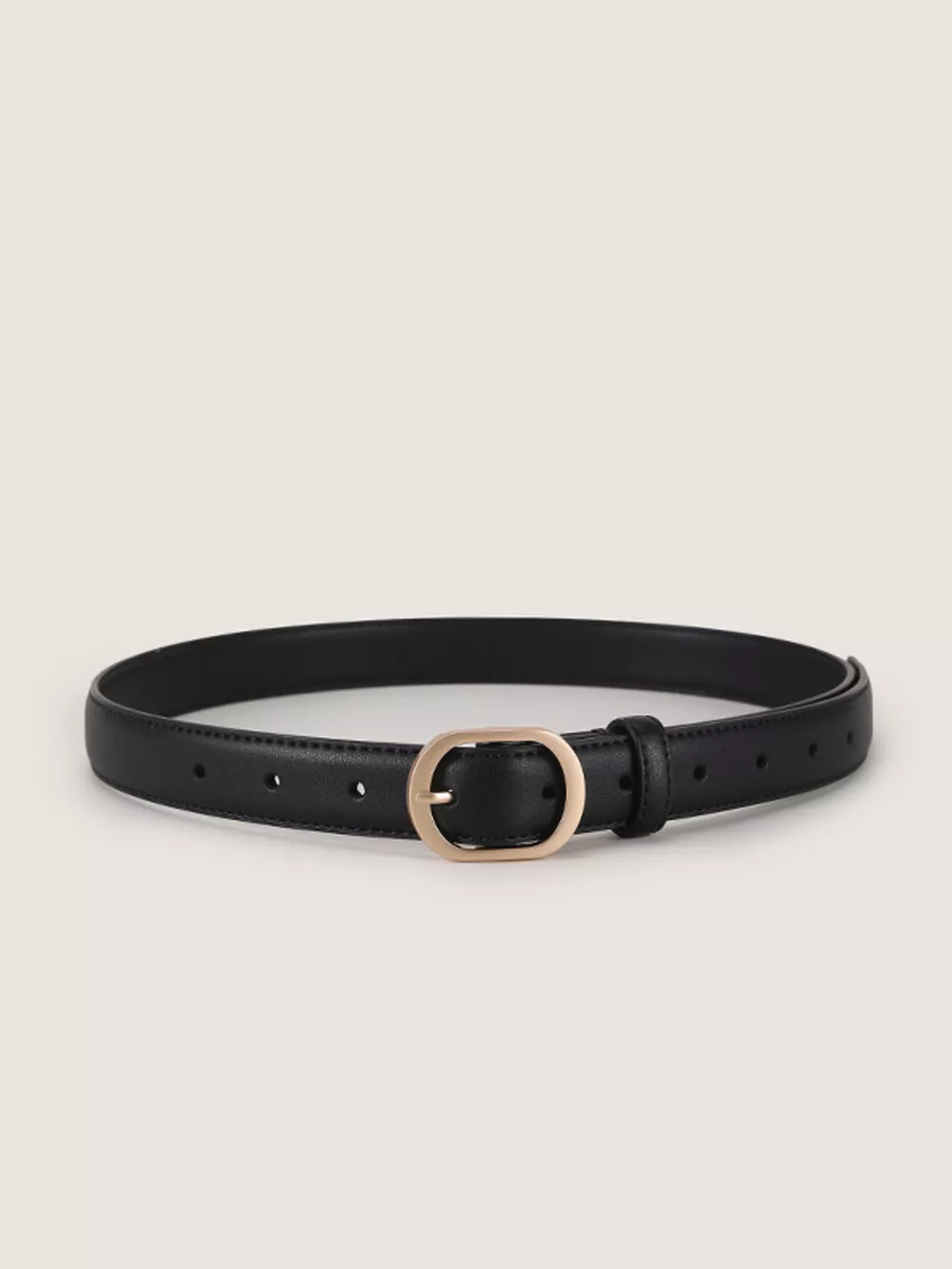 Elegant Oval Buckle Belt, image 3