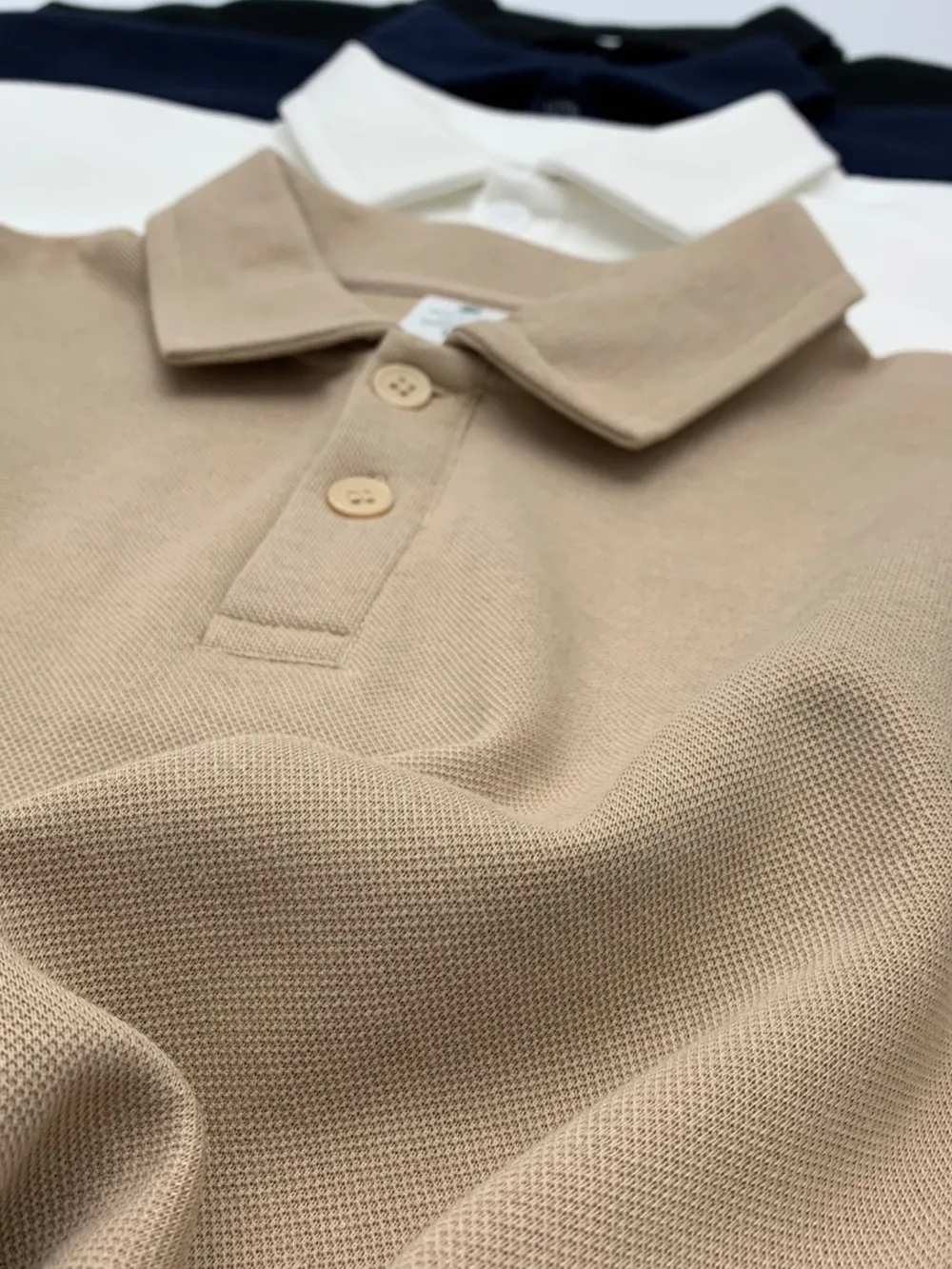 Men's Button Detail Short Sleeve Polo, image 7