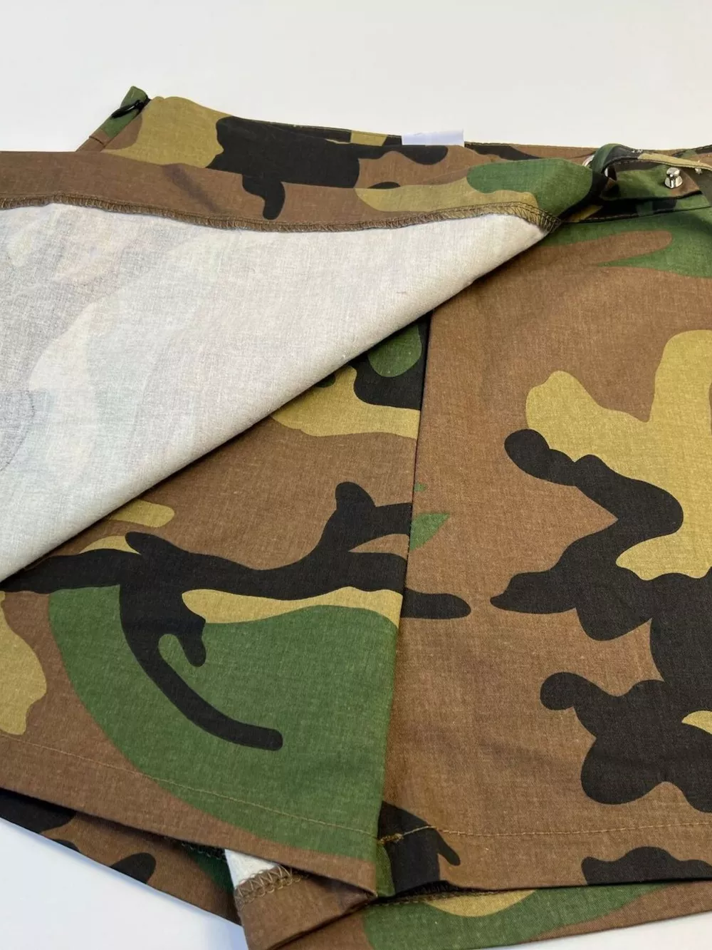 Camouflage Print Wrap Skort, image 4