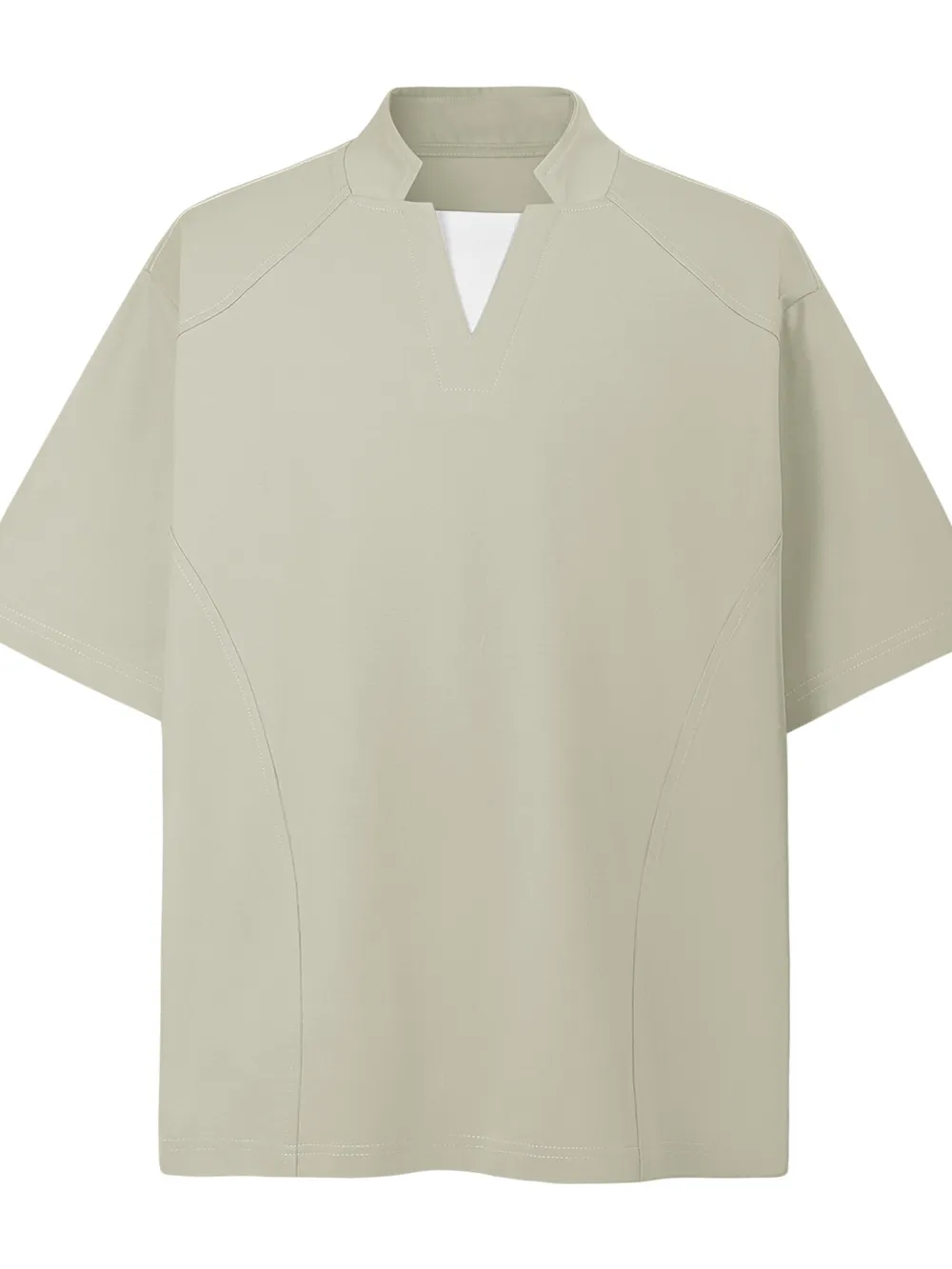 Men's Notched Long Sleeve Top, image 7