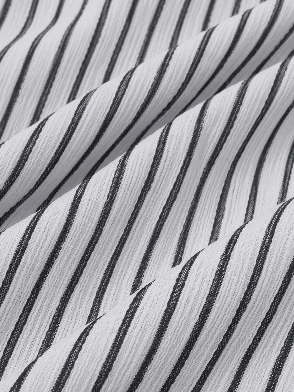 Men's Plus Size Striped Short Sleeve Button-Down Shirt, image 4