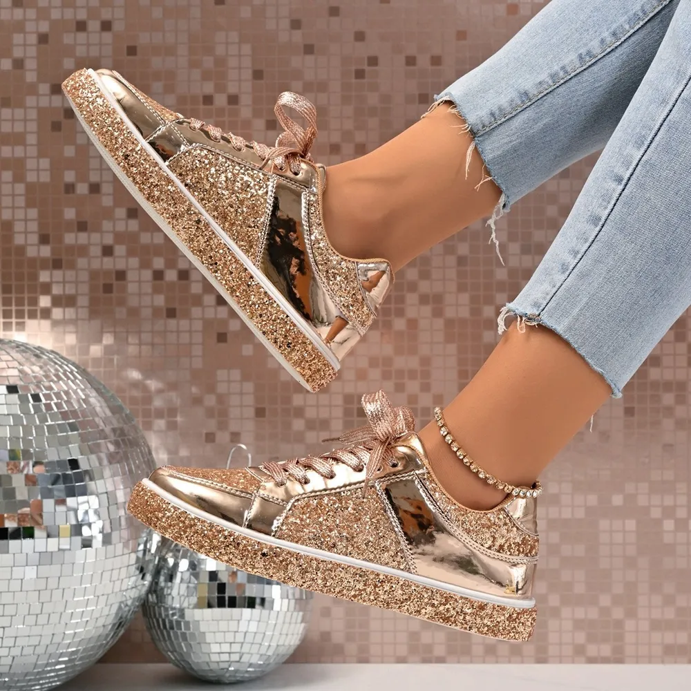Round Toe Lace Up Sneakers, image 2