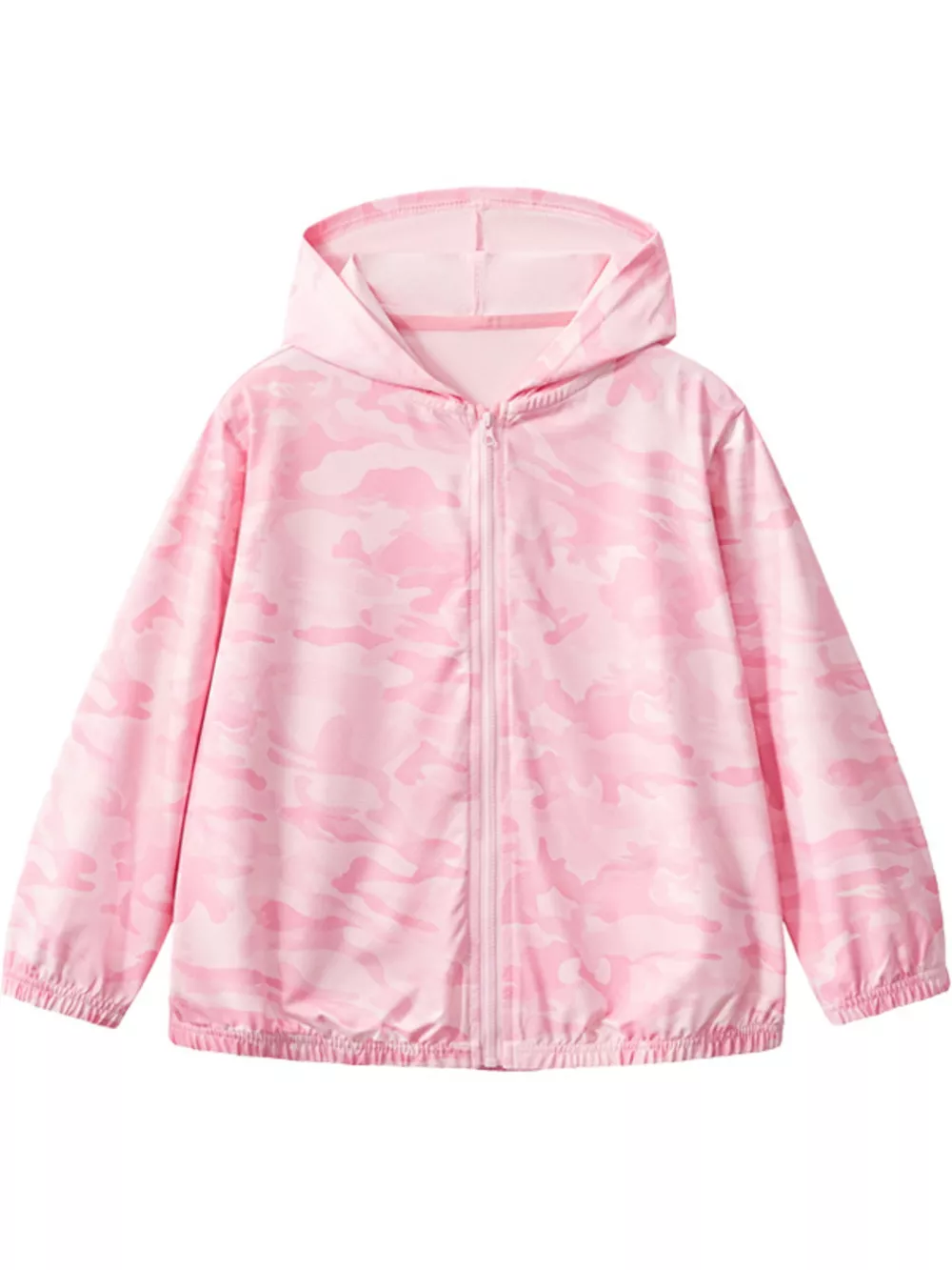 Children's Lightweight Camouflage Hooded Sun Protection Jacket