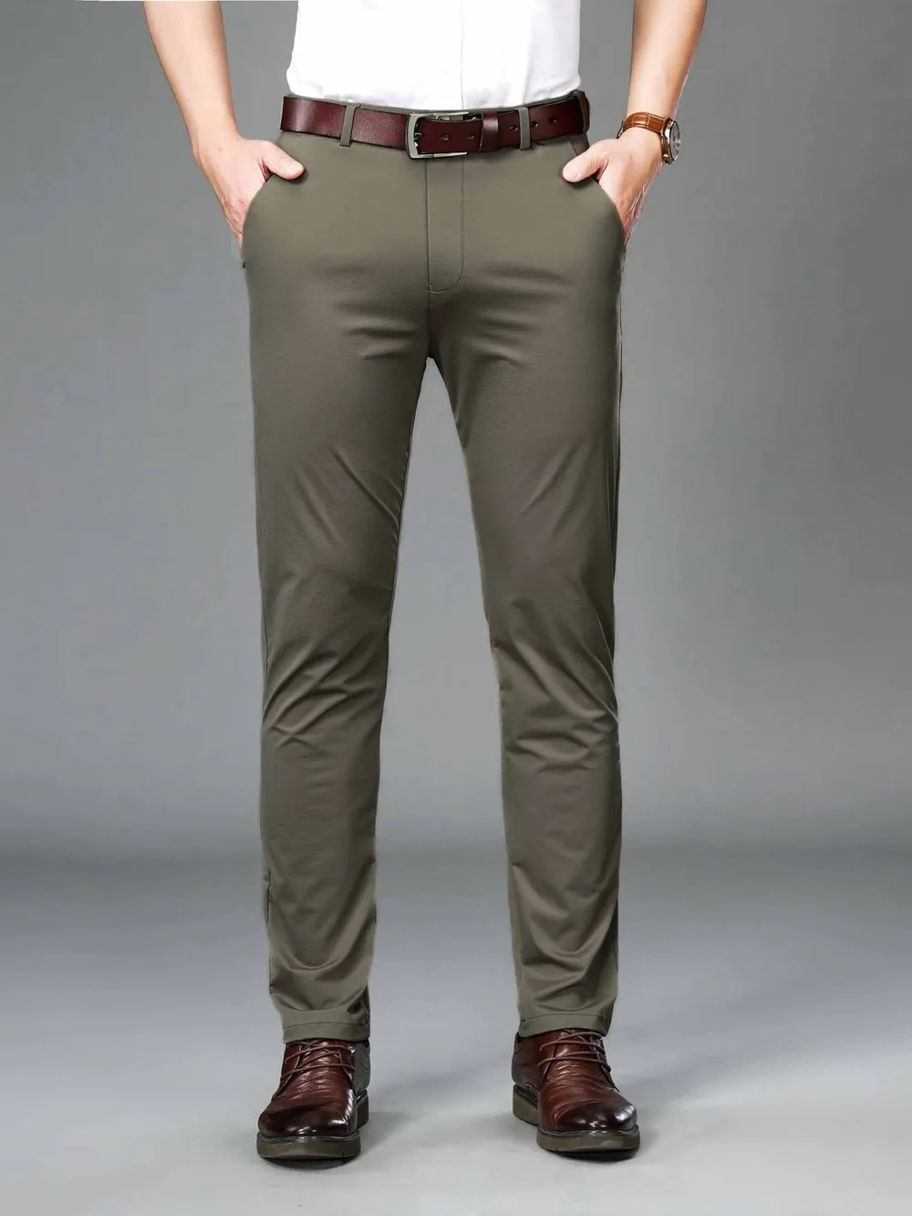 Men's Slim Fit Pants, image 4