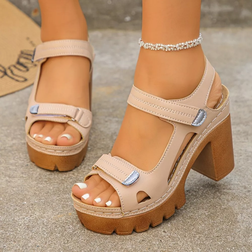 Open Toe Block Heels Sandals, image 11