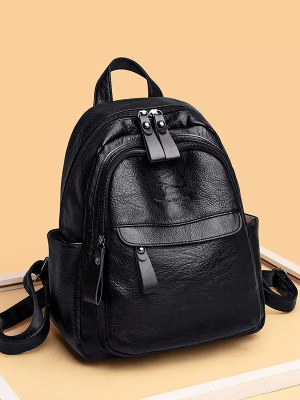 PU Leather Backpack Bag, image 2