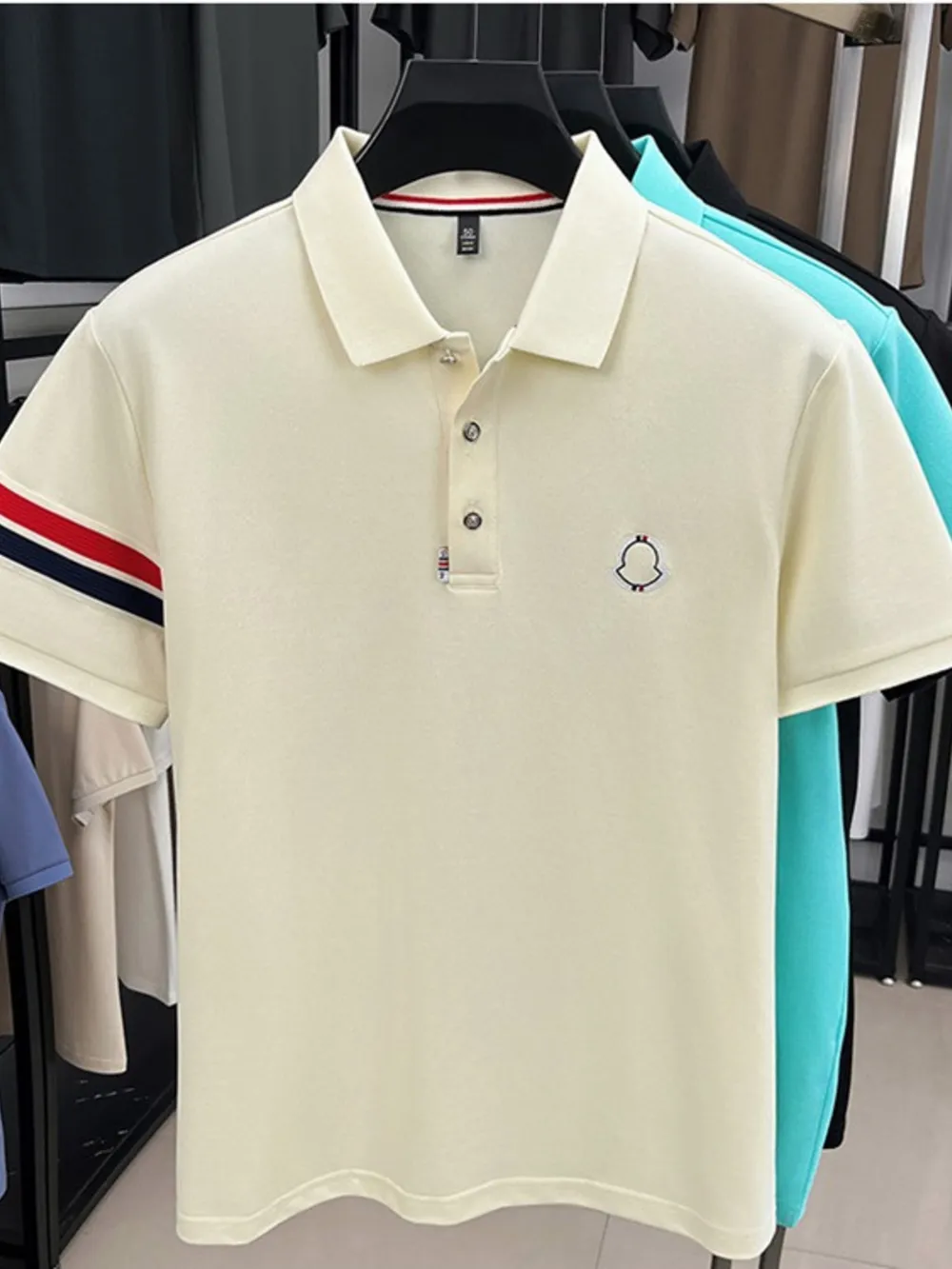 Men's Plus Size Button Detail Short Sleeve Polo