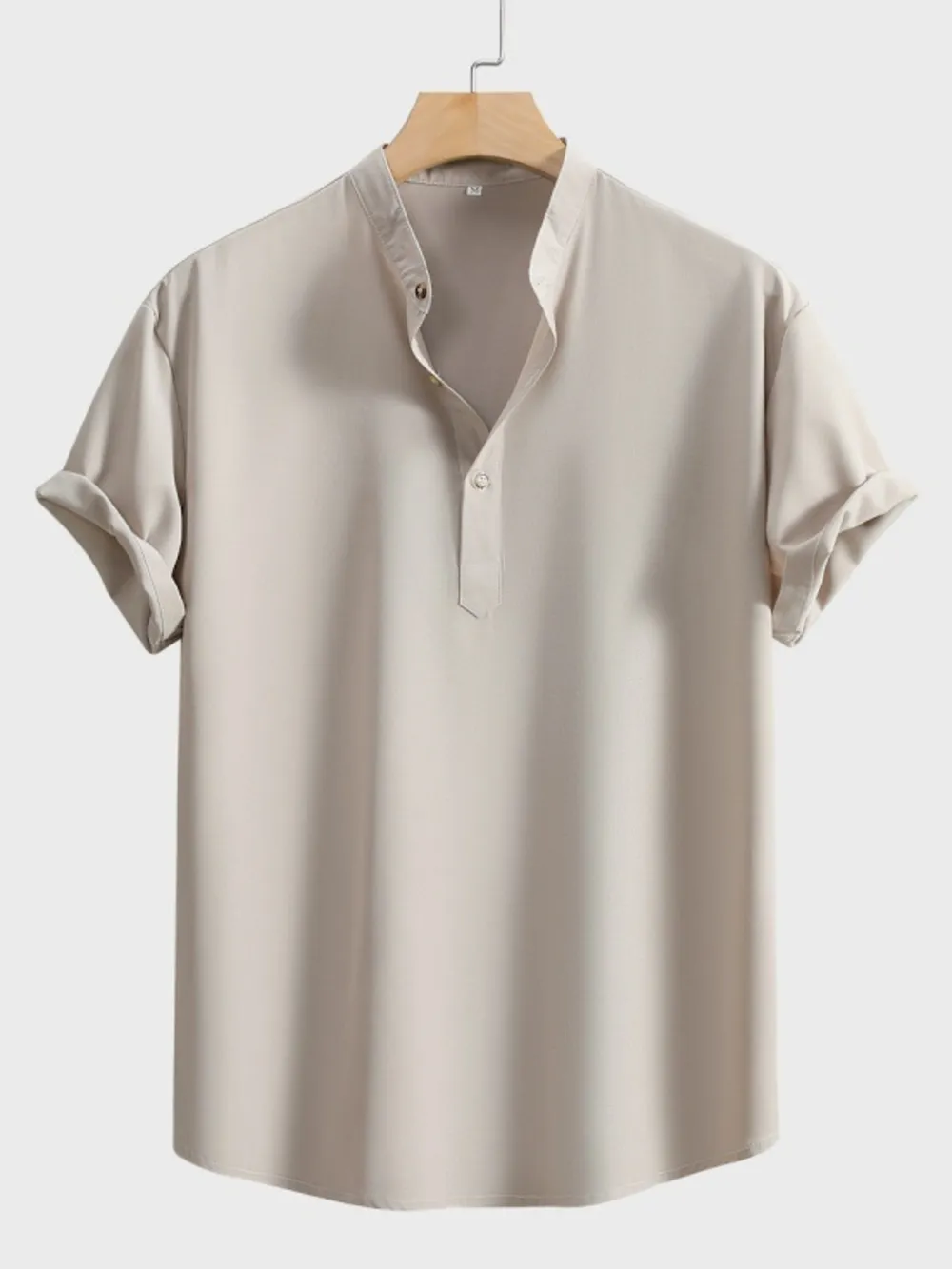 Men's Button Detail Short Sleeve Shirt, image 5