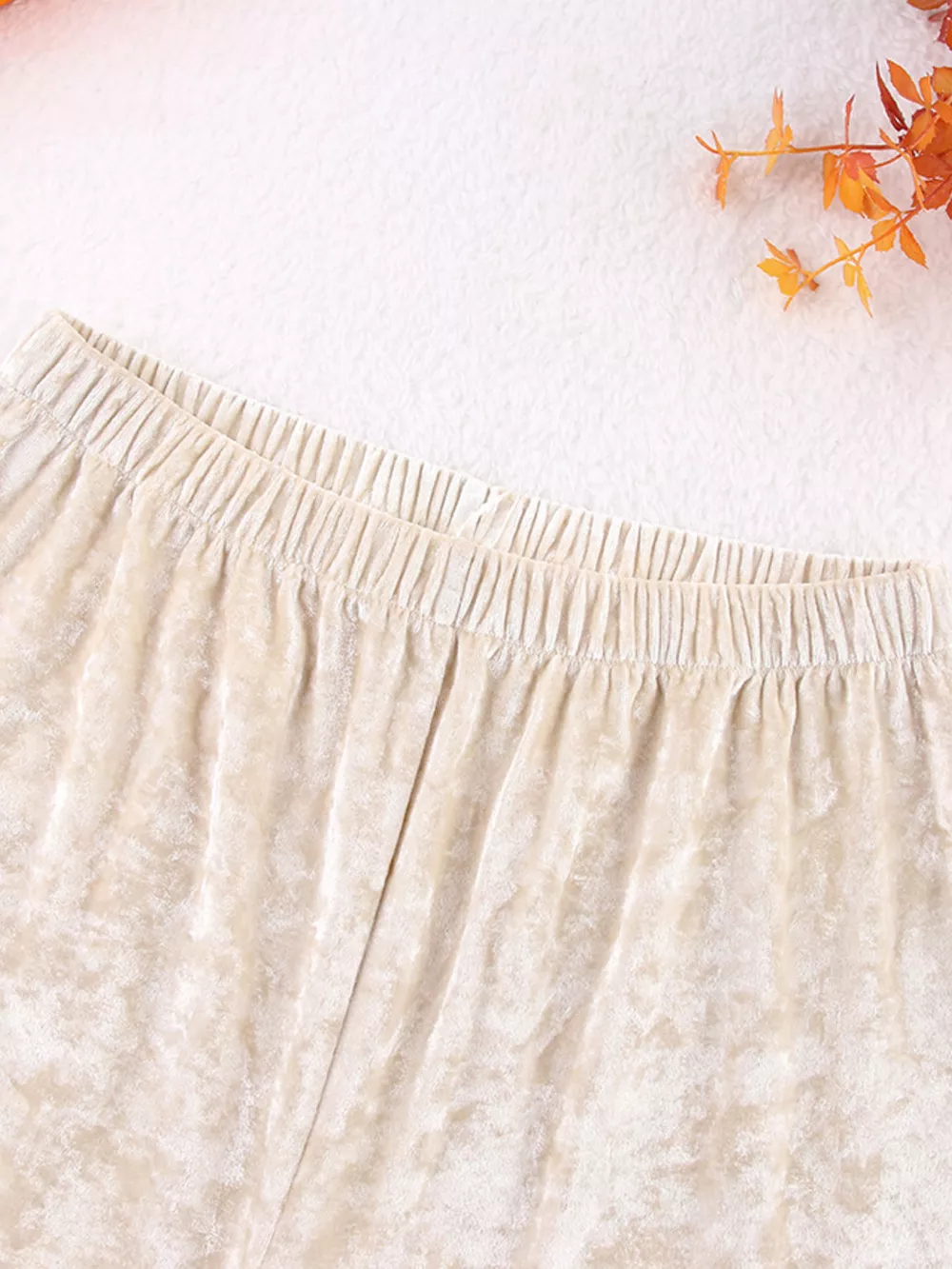 Velvet Long Sleeve Top and Pants Lounge Set, image 15