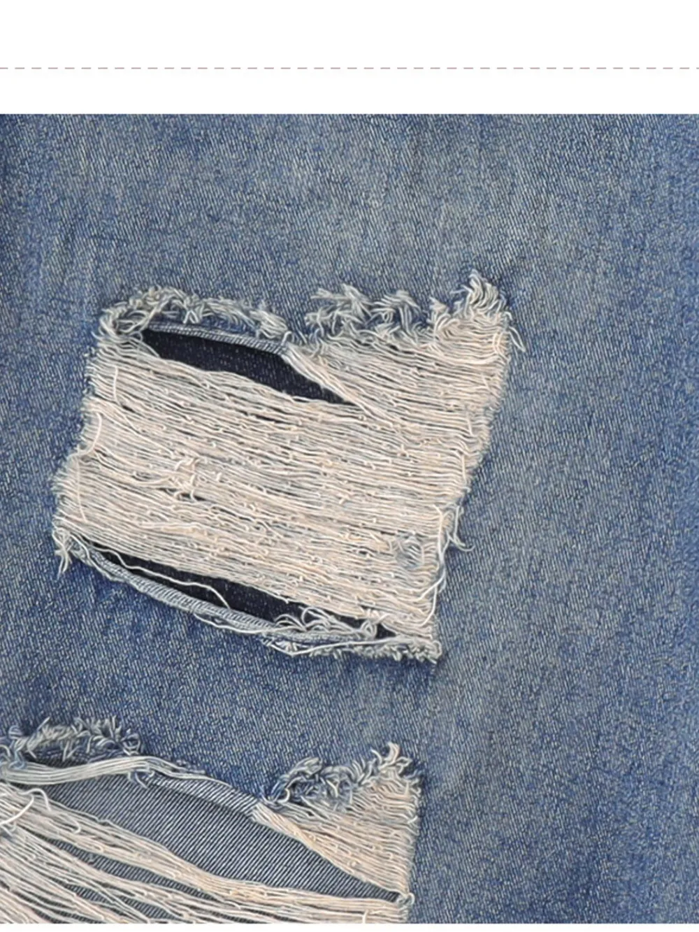 Men's Distressed Denim Shorts, image 8
