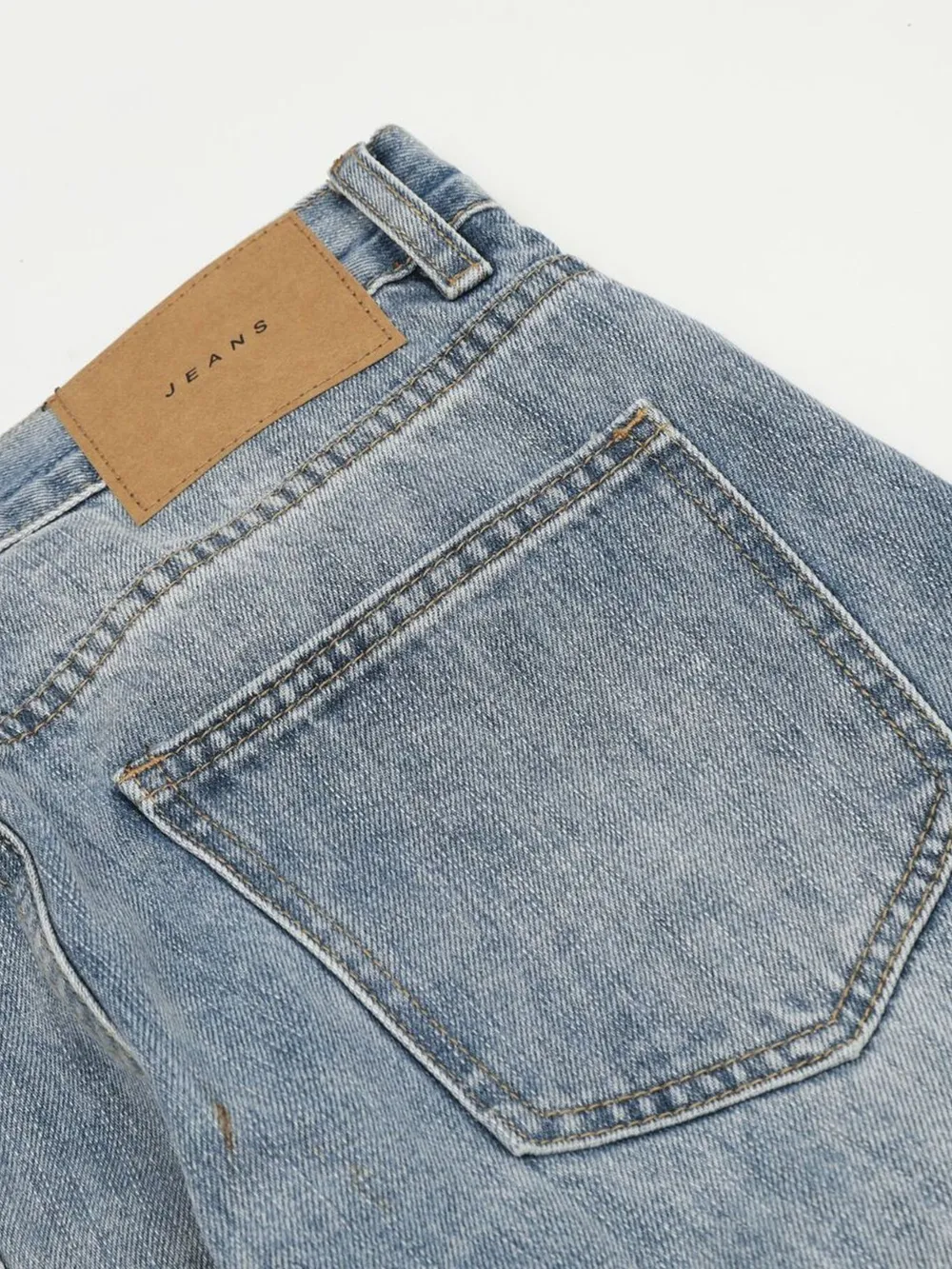 Men's Washed Wide Leg Relaxed Fit Jeans, image 7