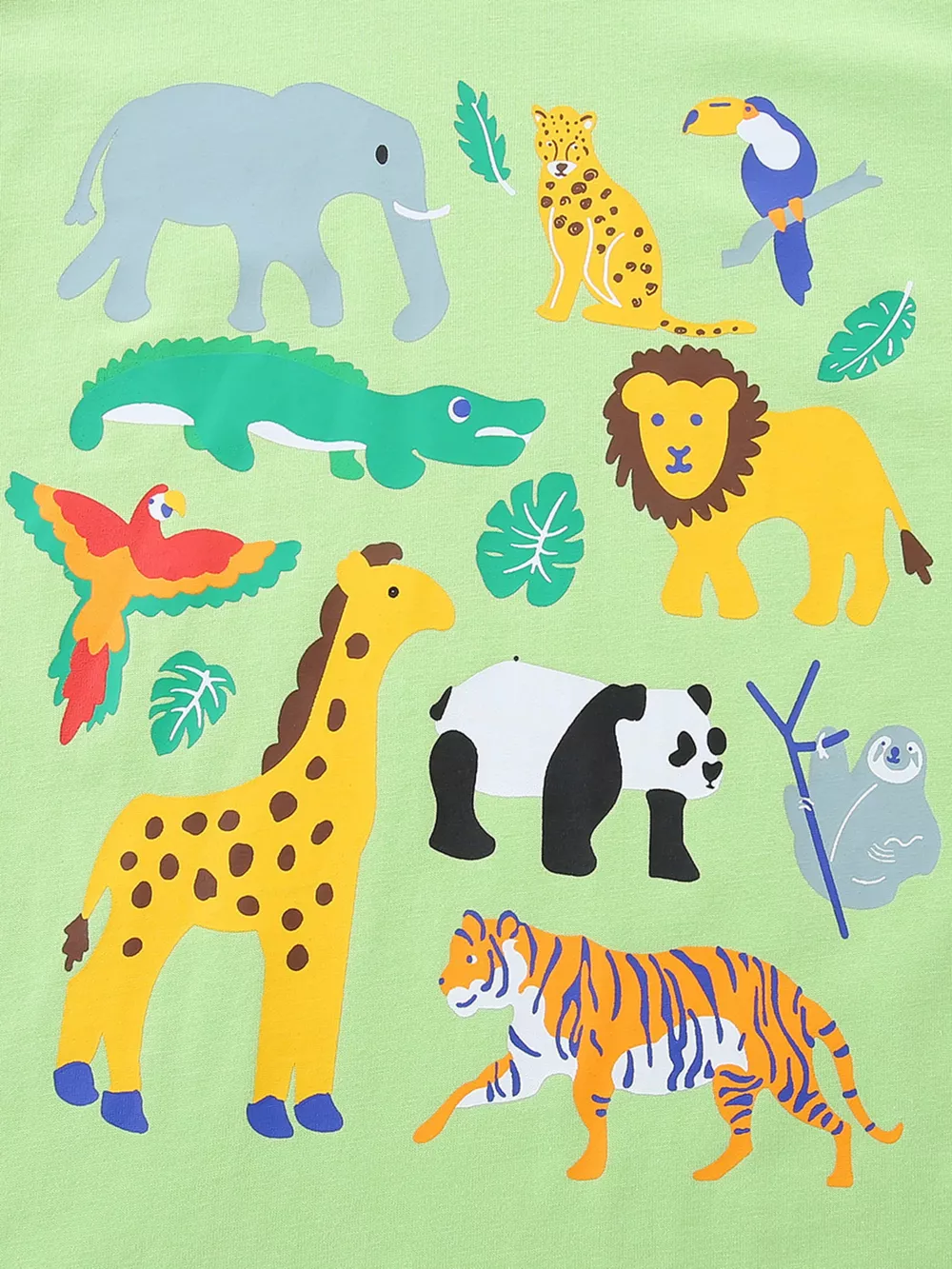 Children's Animal Print Round Neck T-Shirt, image 3